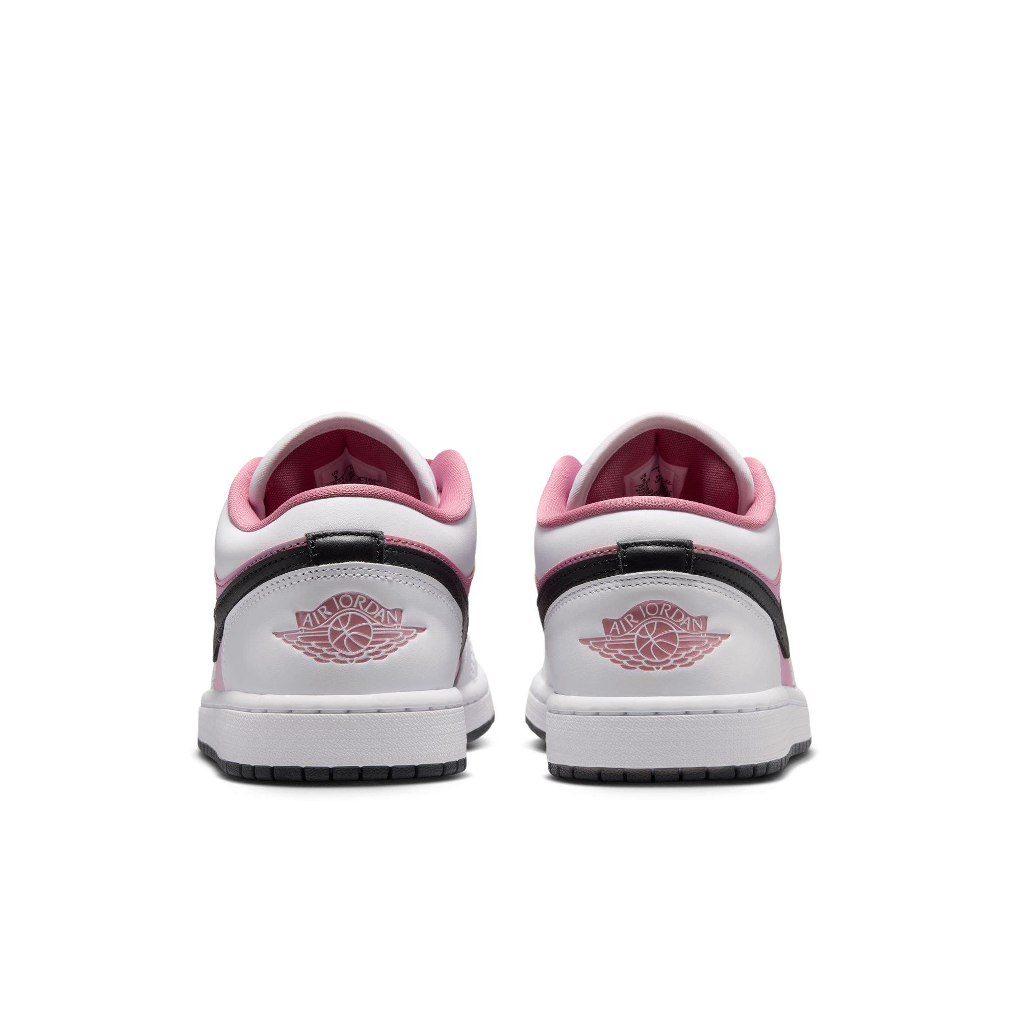 Jordan 1 Low SE "White/Desert Berry/Black" Women's Shoe - WHITE/PINK Thumbnail View 7