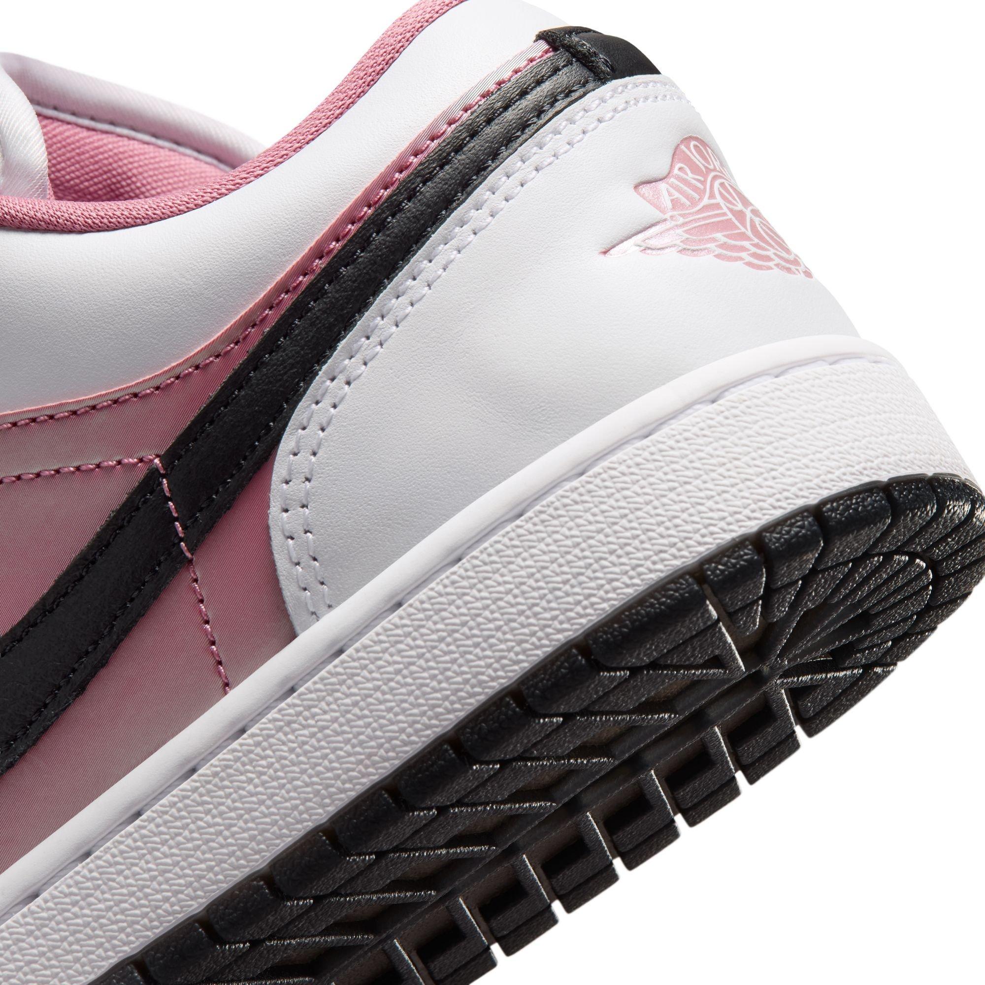 Jordan 1 Low SE "White/Desert Berry/Black" Women's Shoe - WHITE/PINK Thumbnail View 11