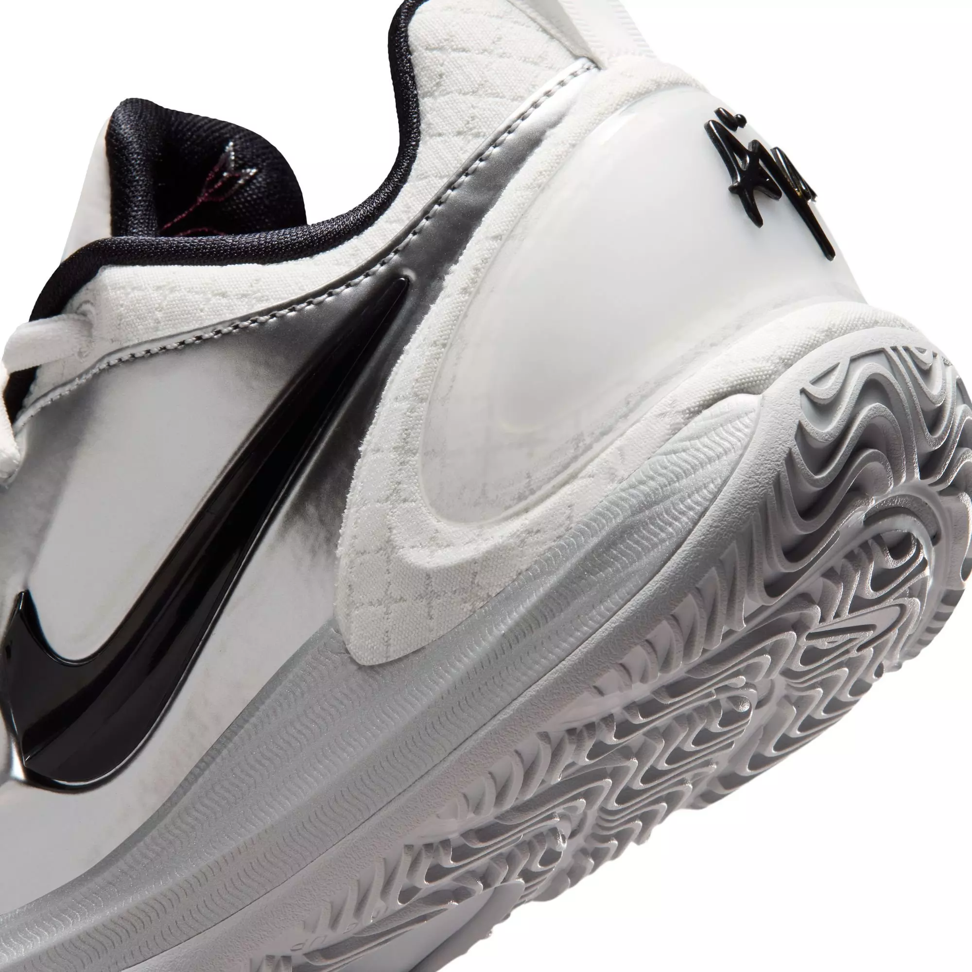 Nike A'Two "ASW" Basketball Shoe - SUMMIT WHITE/BLACK/METALLIC SILVER
