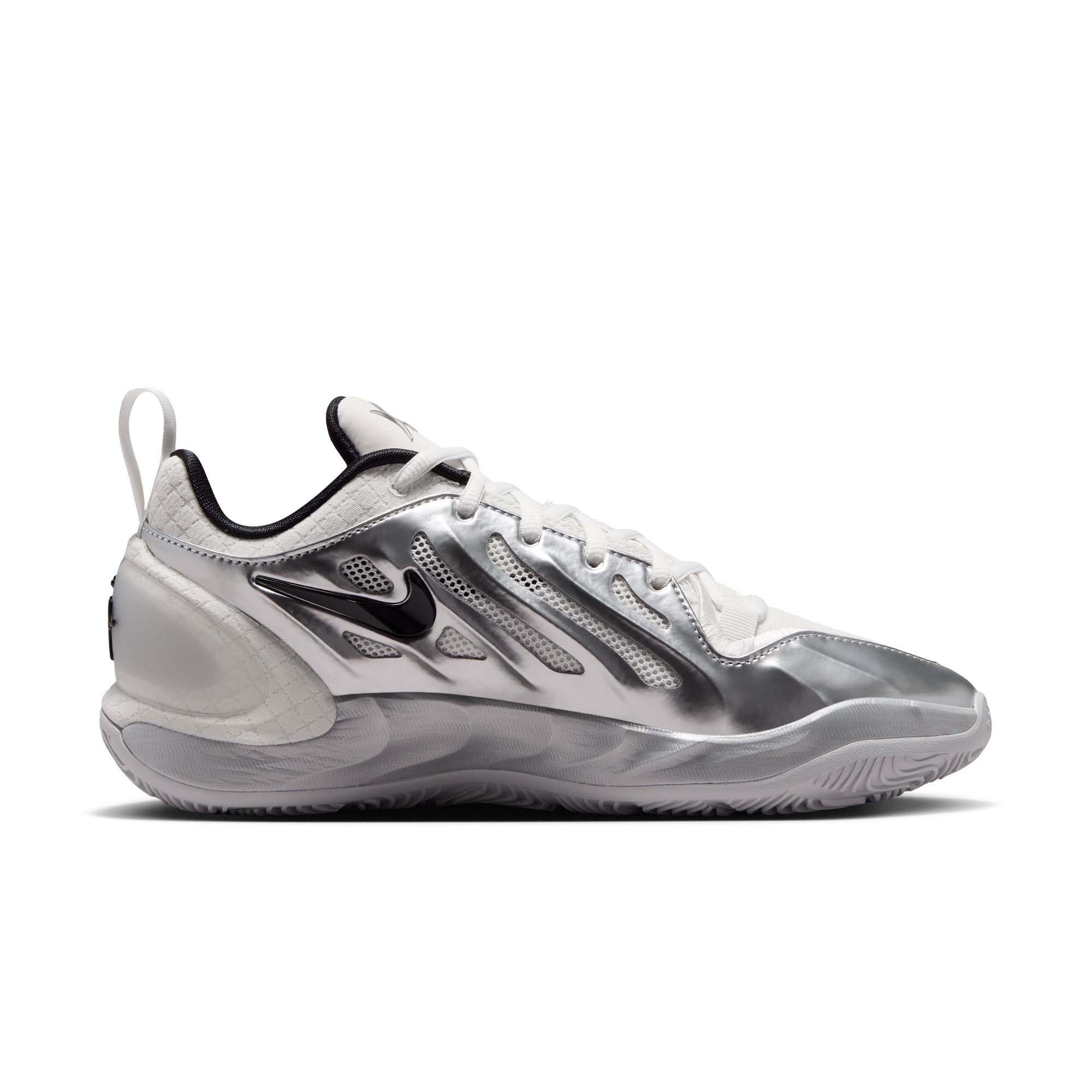 Nike A'Two "ASW" Basketball Shoe - SUMMIT WHITE/BLACK/METALLIC SILVER Thumbnail View 3