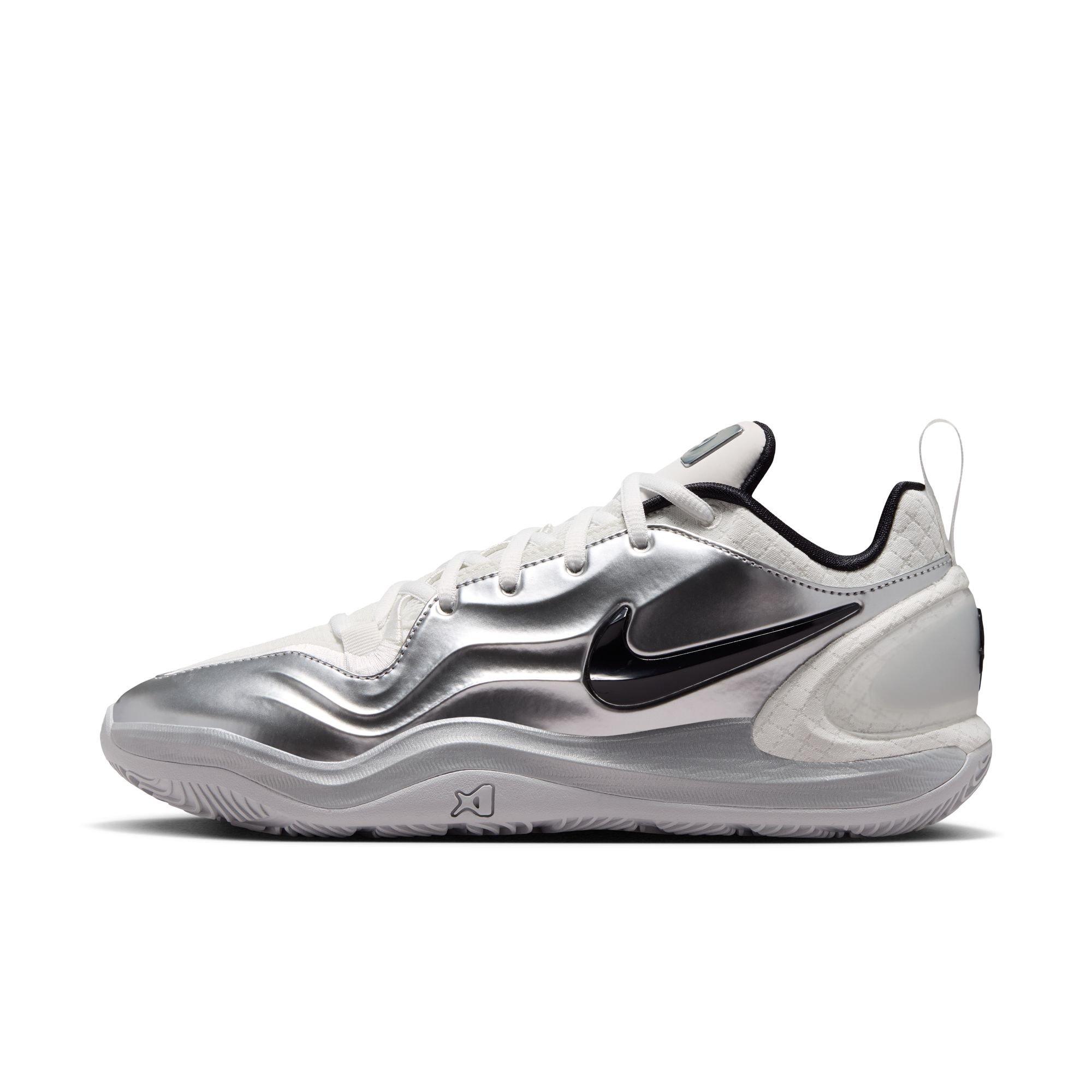 Nike A'Two "ASW" Basketball Shoe - SUMMIT WHITE/BLACK/METALLIC SILVER Thumbnail View 4