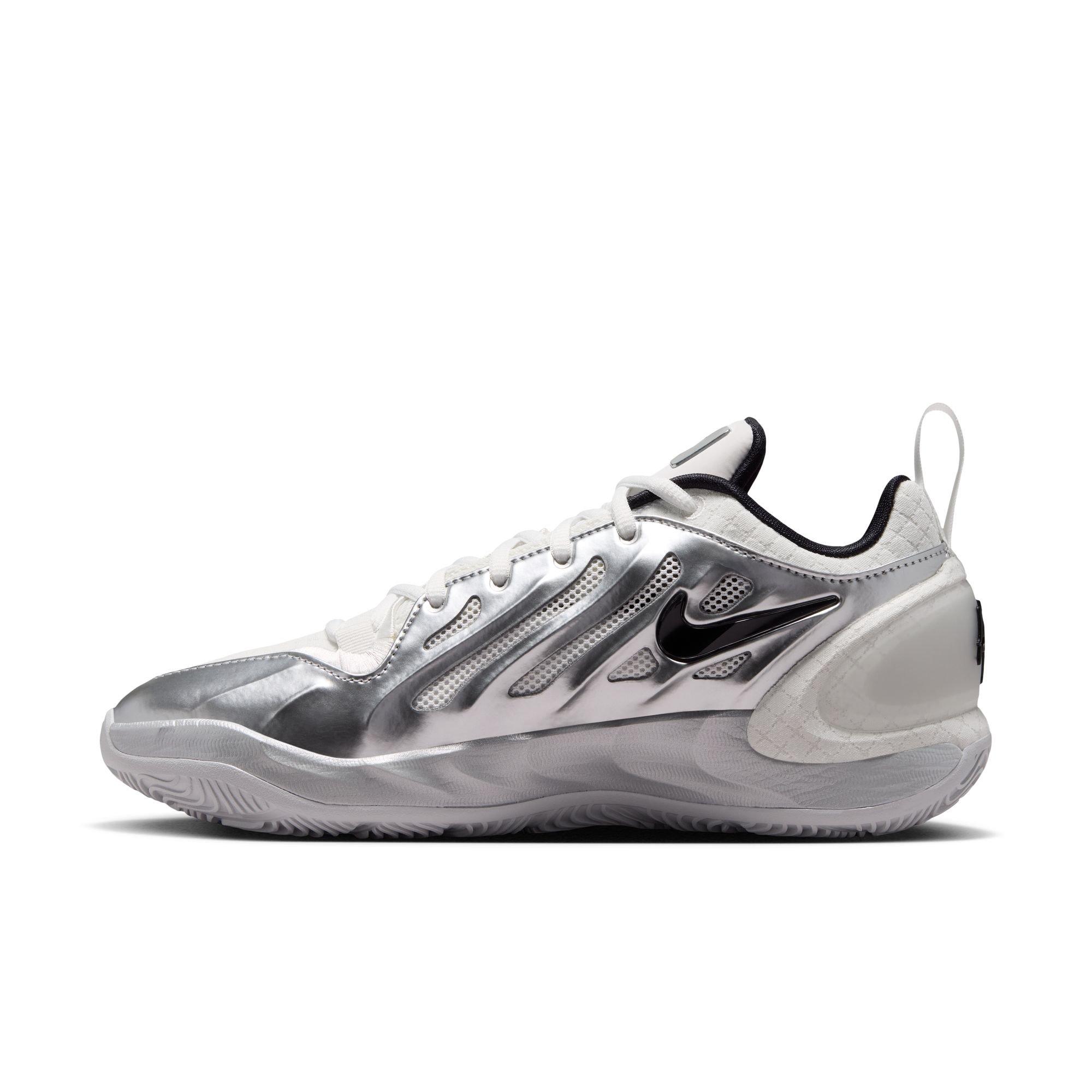 Nike A'Two "ASW" Basketball Shoe - SUMMIT WHITE/BLACK/METALLIC SILVER Thumbnail View 5