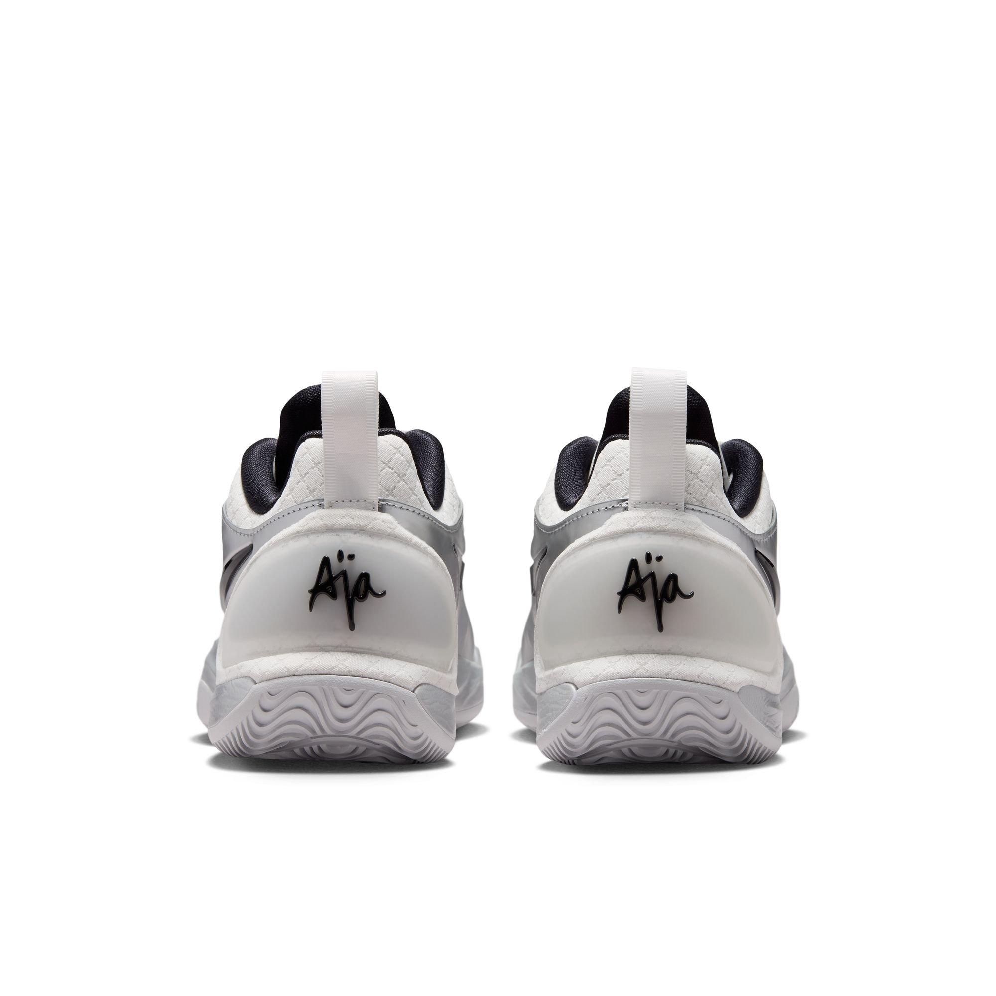 Nike A'Two "ASW" Basketball Shoe - SUMMIT WHITE/BLACK/METALLIC SILVER Thumbnail View 8