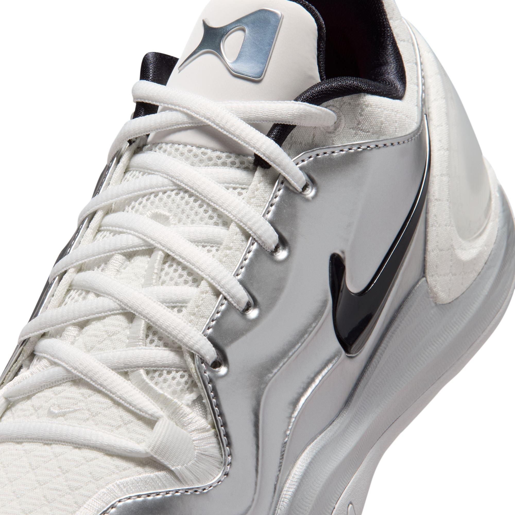 Nike A'Two "ASW" Basketball Shoe - SUMMIT WHITE/BLACK/METALLIC SILVER Thumbnail View 10