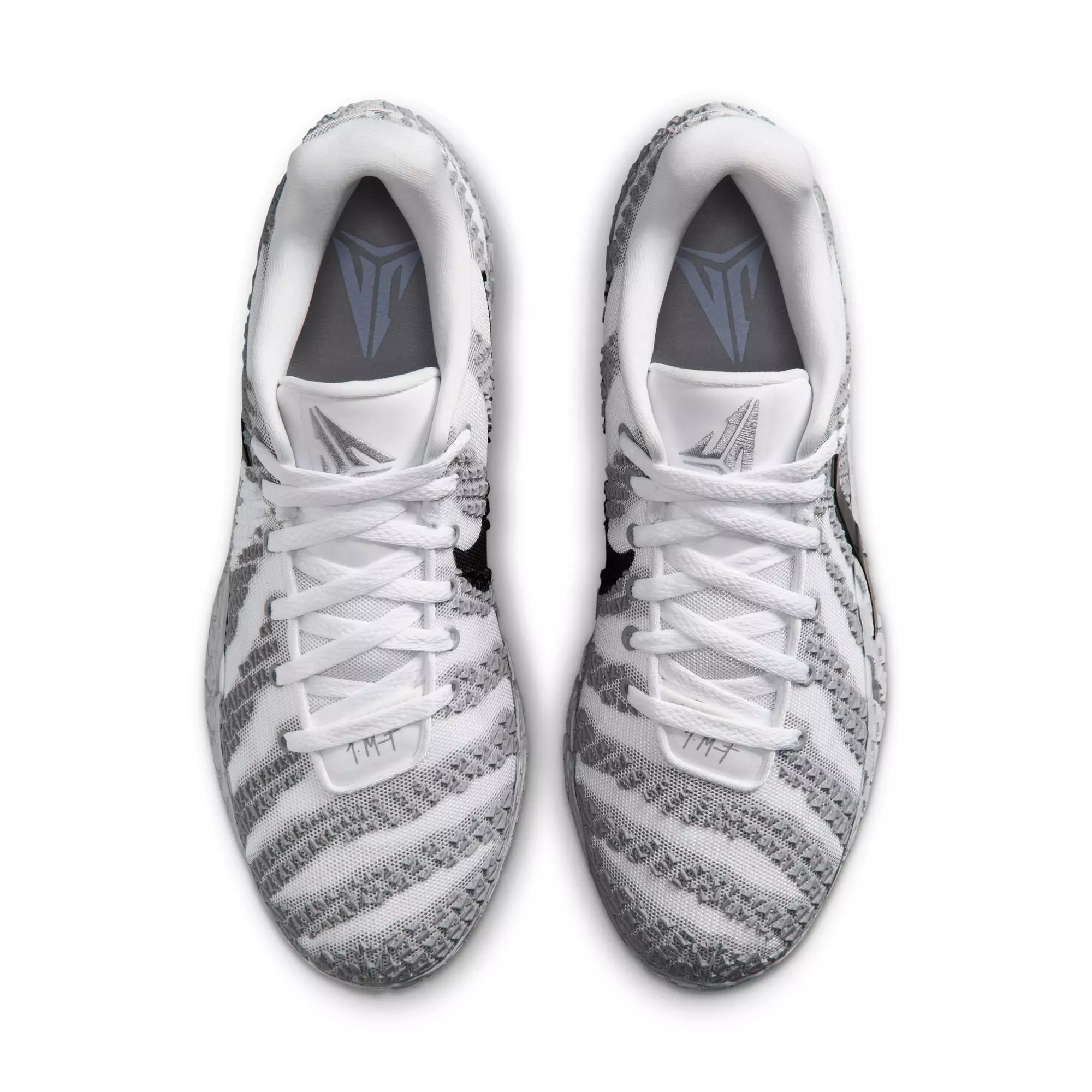 Nike Ja 3 "White/Metallic Silver/University Red" Men's Basketball Shoe - WHITE/BLACK