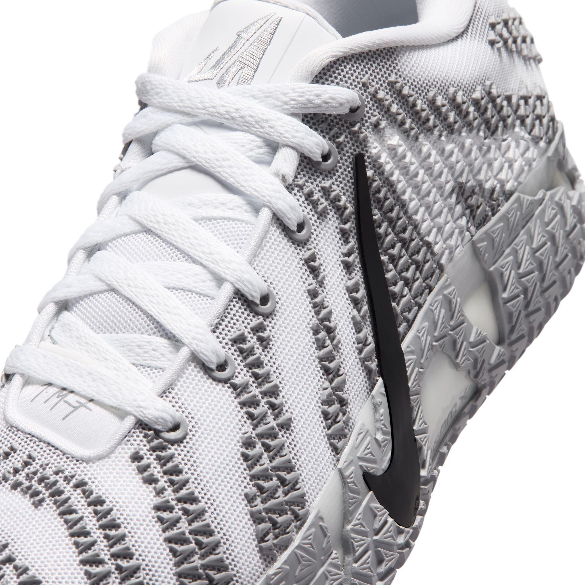 Nike Ja 3 "White/Metallic Silver/University Red" Men's Basketball Shoe - WHITE/BLACK Thumbnail View 9