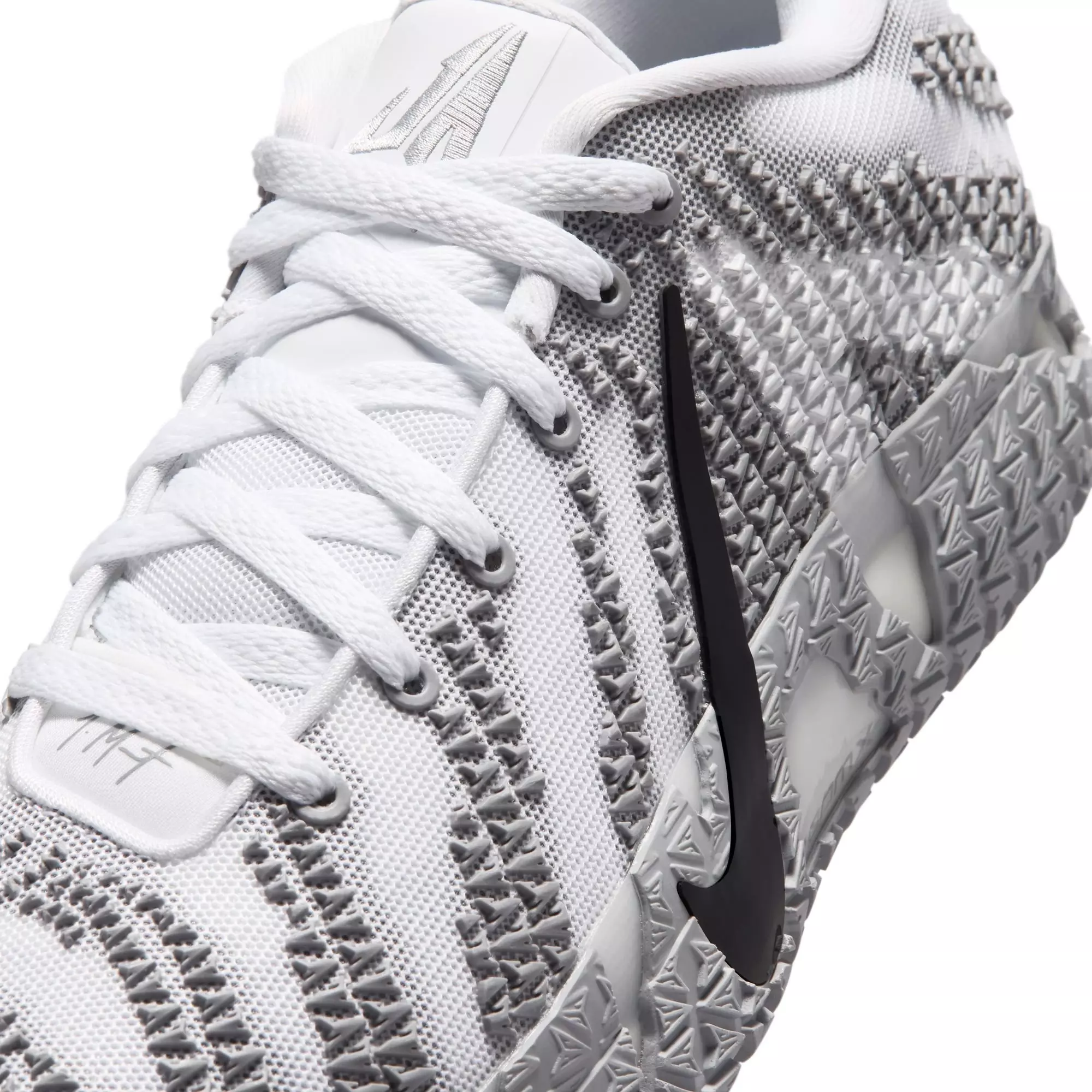 Nike Ja 3 "White/Metallic Silver/University Red" Men's Basketball Shoe - WHITE/BLACK
