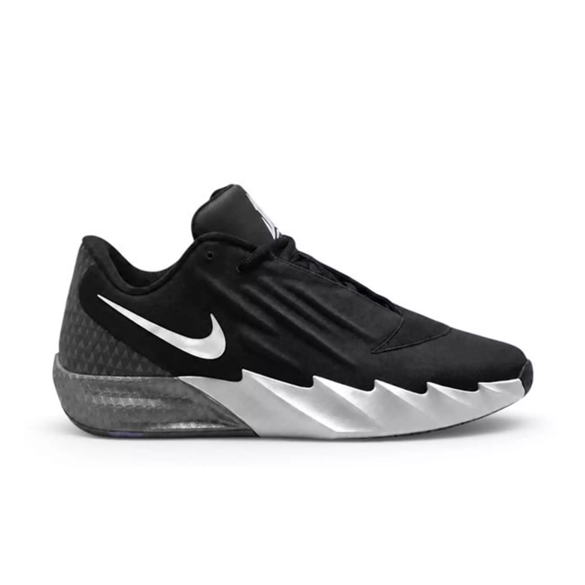 Nike Ja Twelve Time "Dark Woods" Men's Basketball Shoe - BLACK/METALLIC SILVER/SMOKE GREY