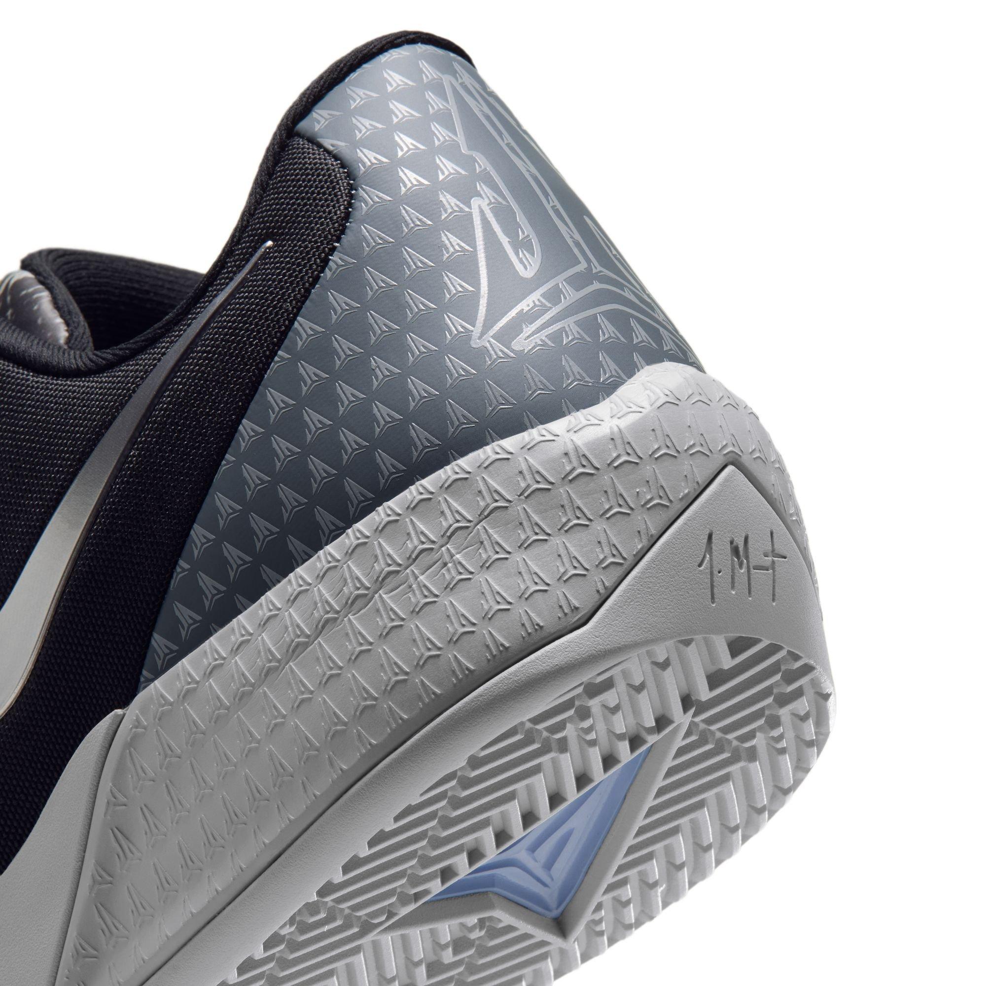 Nike Ja Twelve Time "Dark Woods" Men's Basketball Shoe - BLACK/METALLIC SILVER/SMOKE GREY