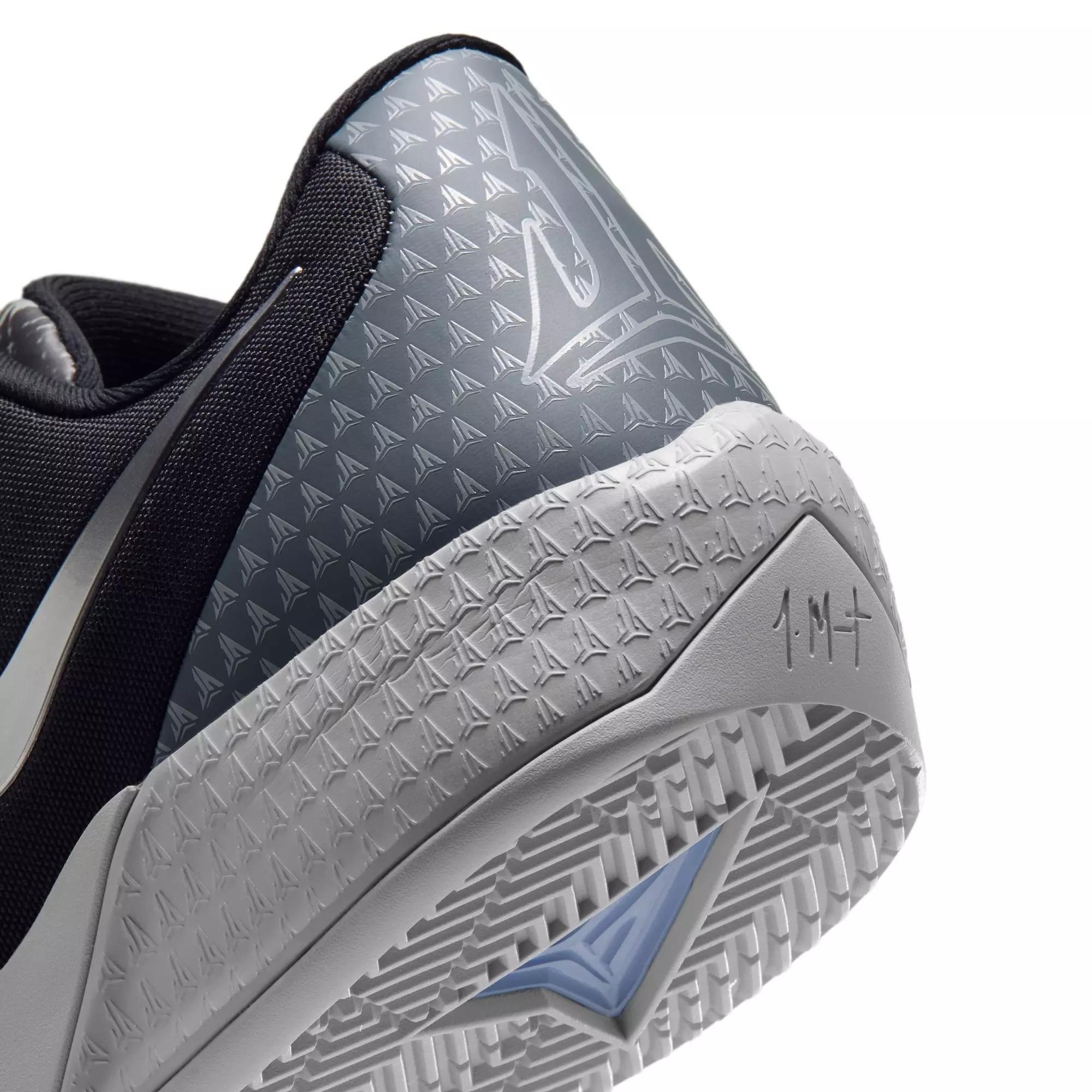 Nike Ja Twelve Time "Dark Woods" Men's Basketball Shoe - BLACK/METALLIC SILVER/SMOKE GREY