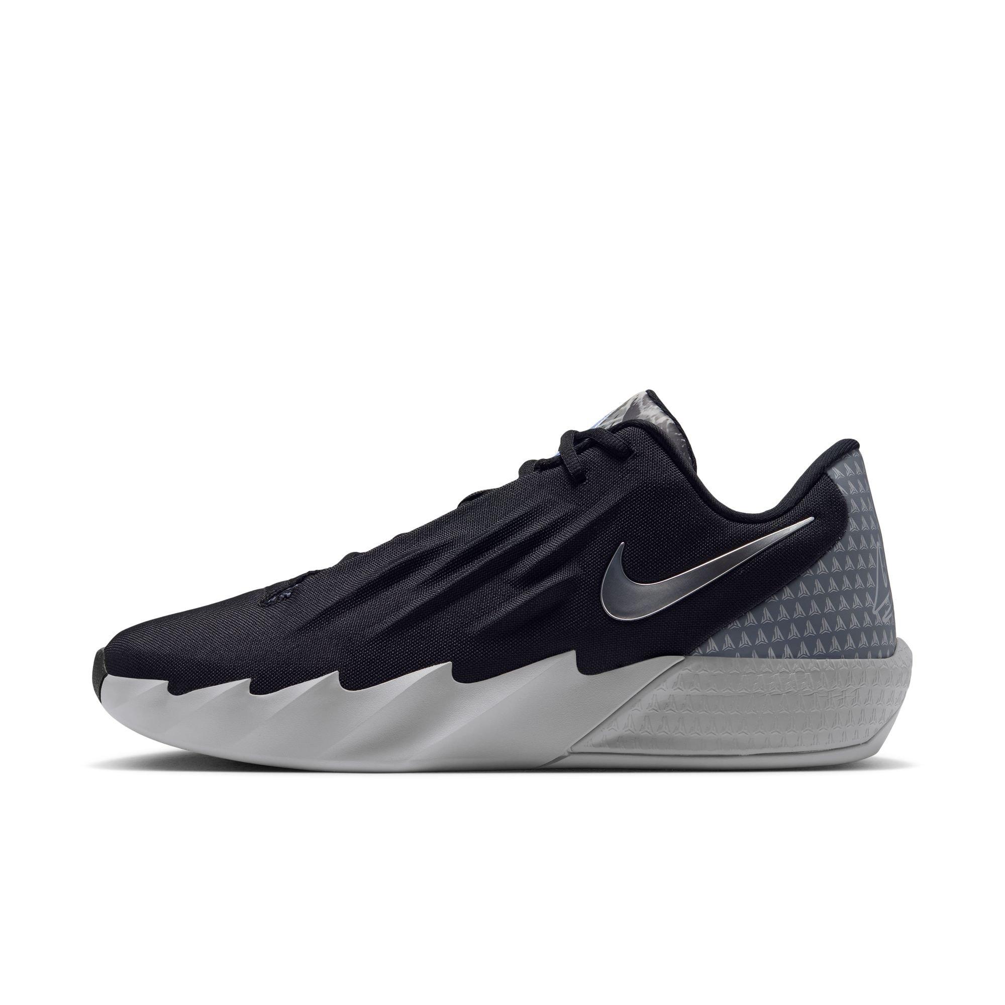 Nike Ja Twelve Time "Dark Woods" Men's Basketball Shoe - BLACK/METALLIC SILVER/SMOKE GREY