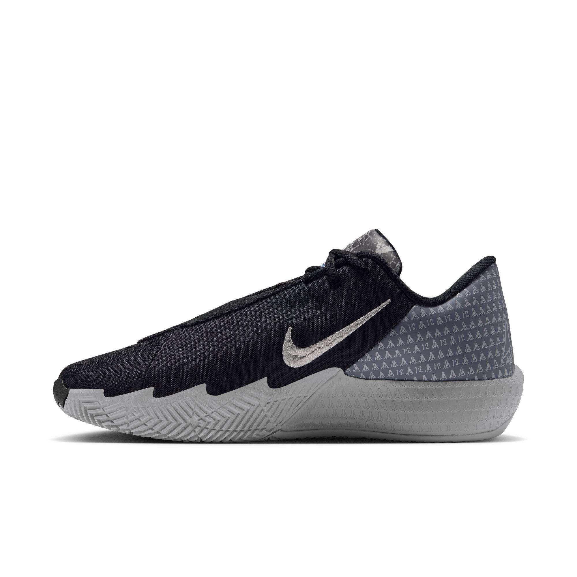 Nike Ja Twelve Time "Dark Woods" Men's Basketball Shoe - BLACK/METALLIC SILVER/SMOKE GREY