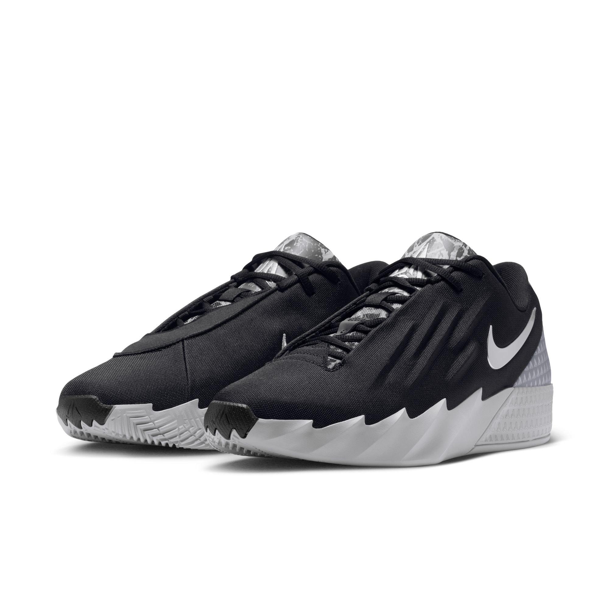 Nike Ja Twelve Time "Dark Woods" Men's Basketball Shoe - BLACK/METALLIC SILVER/SMOKE GREY