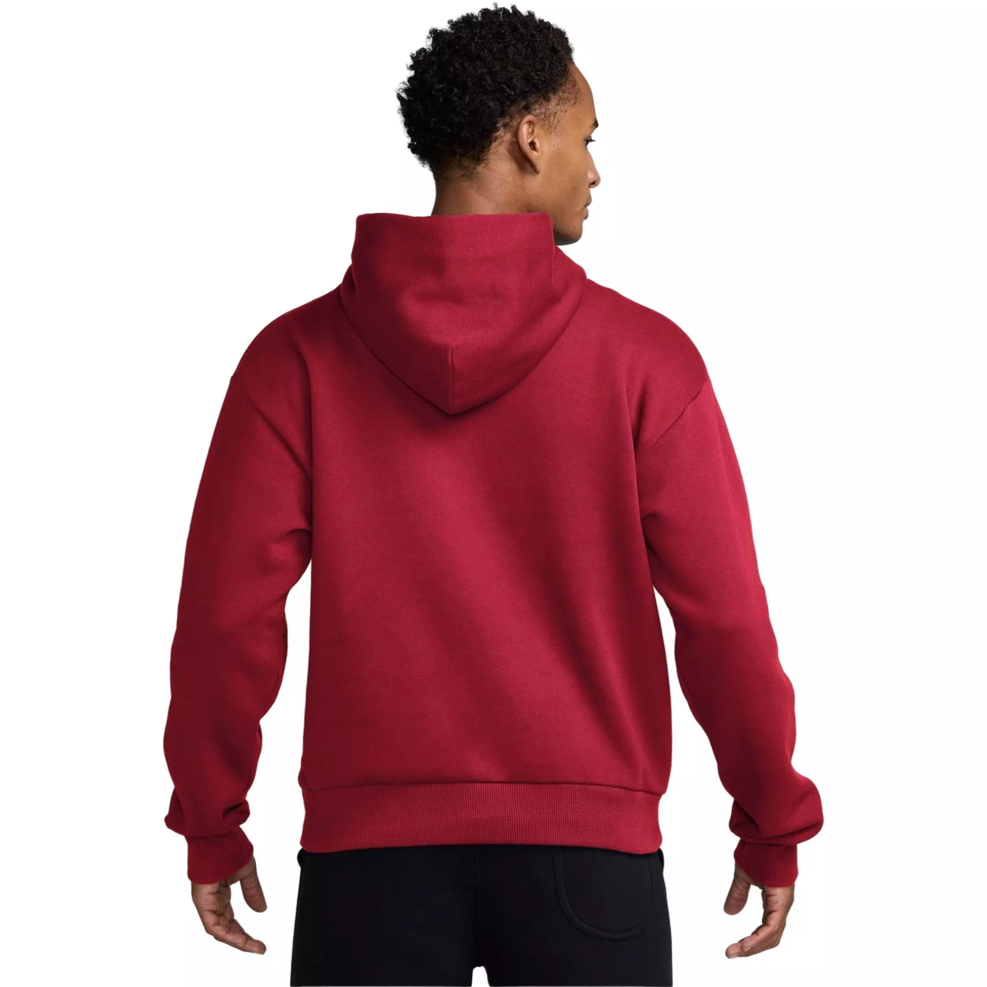 Nike Men's Solo Fleece Pullover Hoodie - RED