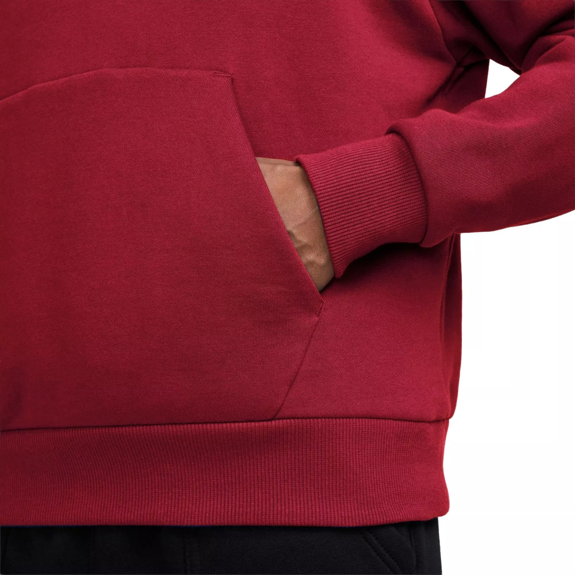 Nike Men's Solo Fleece Pullover Hoodie - RED