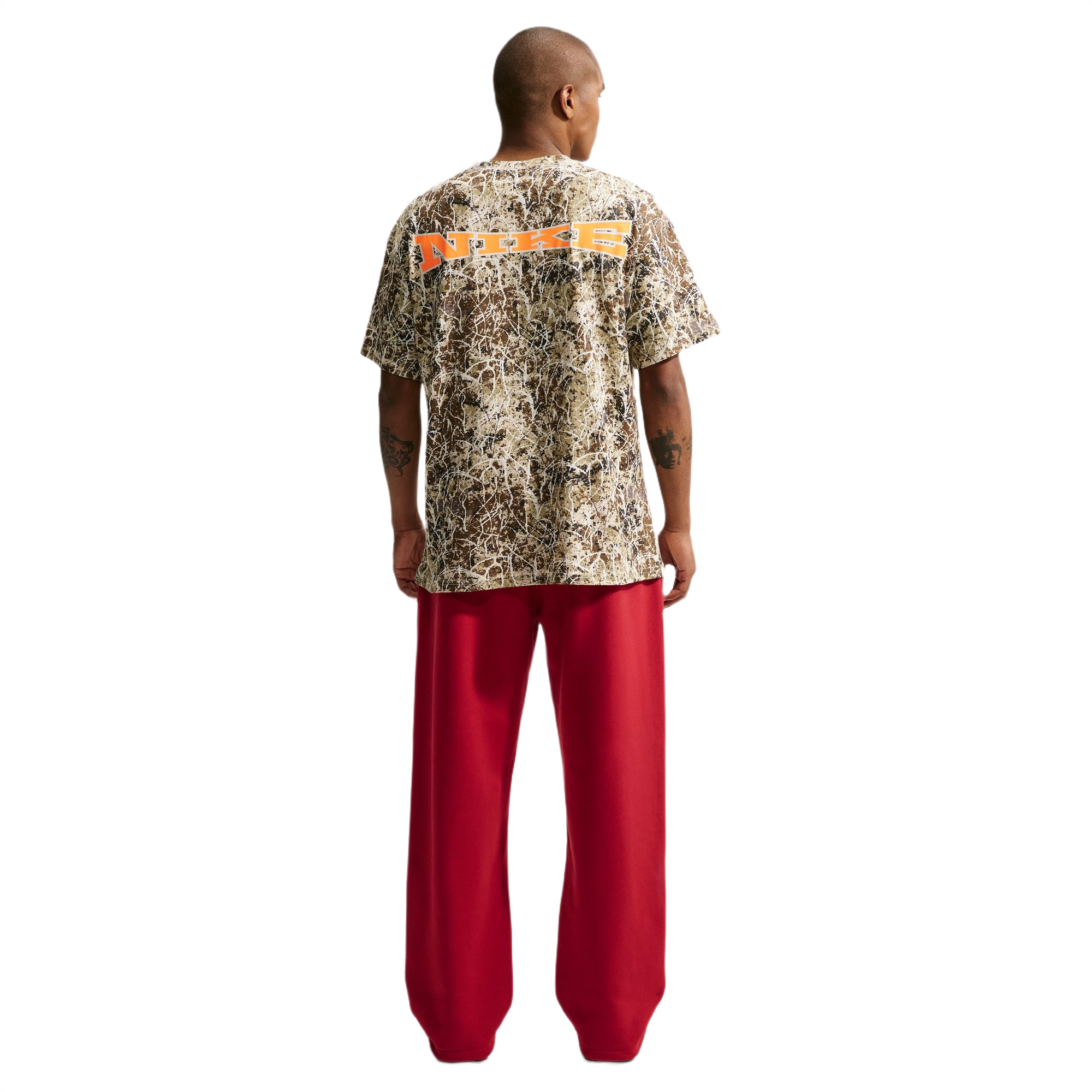 Nike Men's Solo Swoosh Bungee Pants - Red - RED