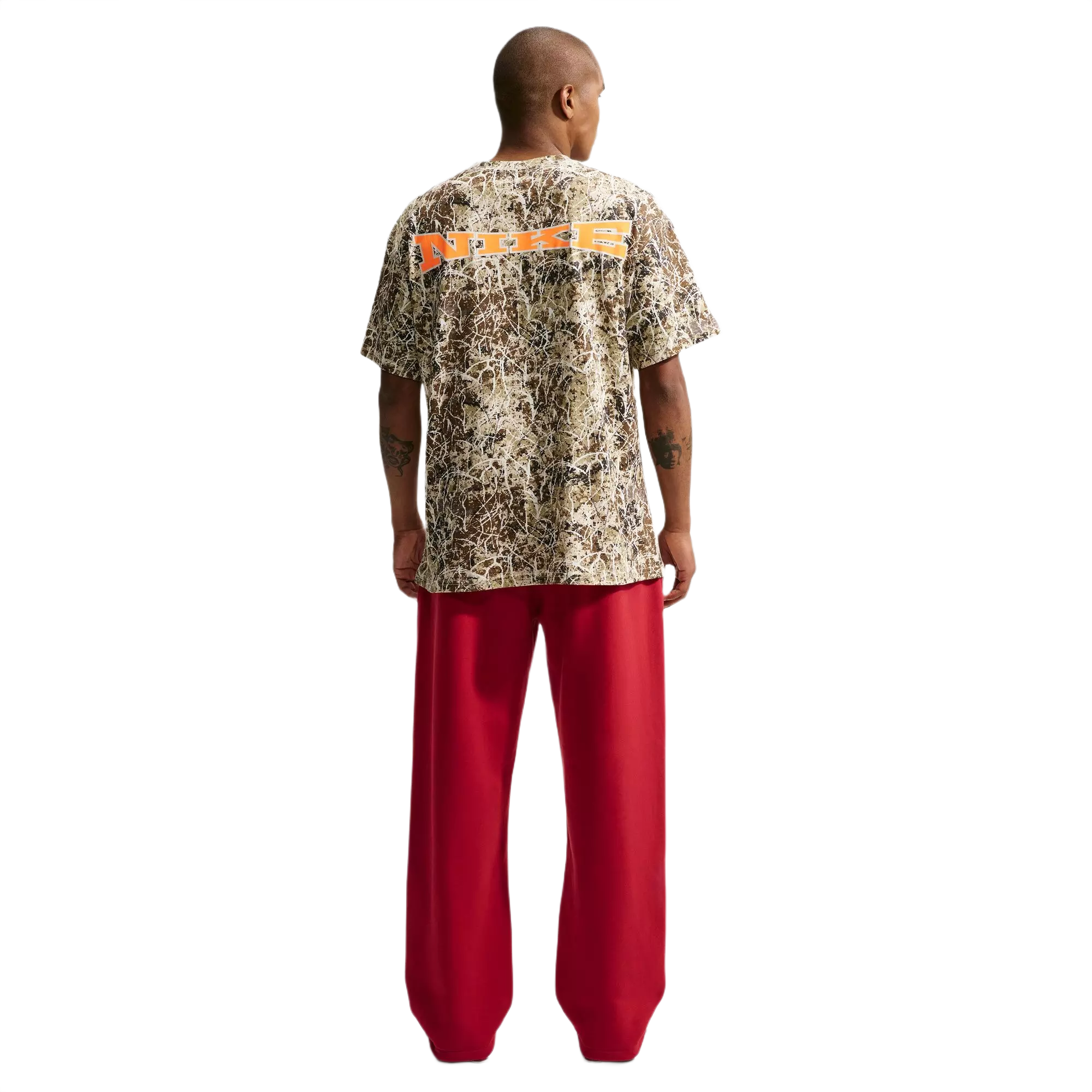 Nike Men's Solo Swoosh Bungee Pants - Red - RED