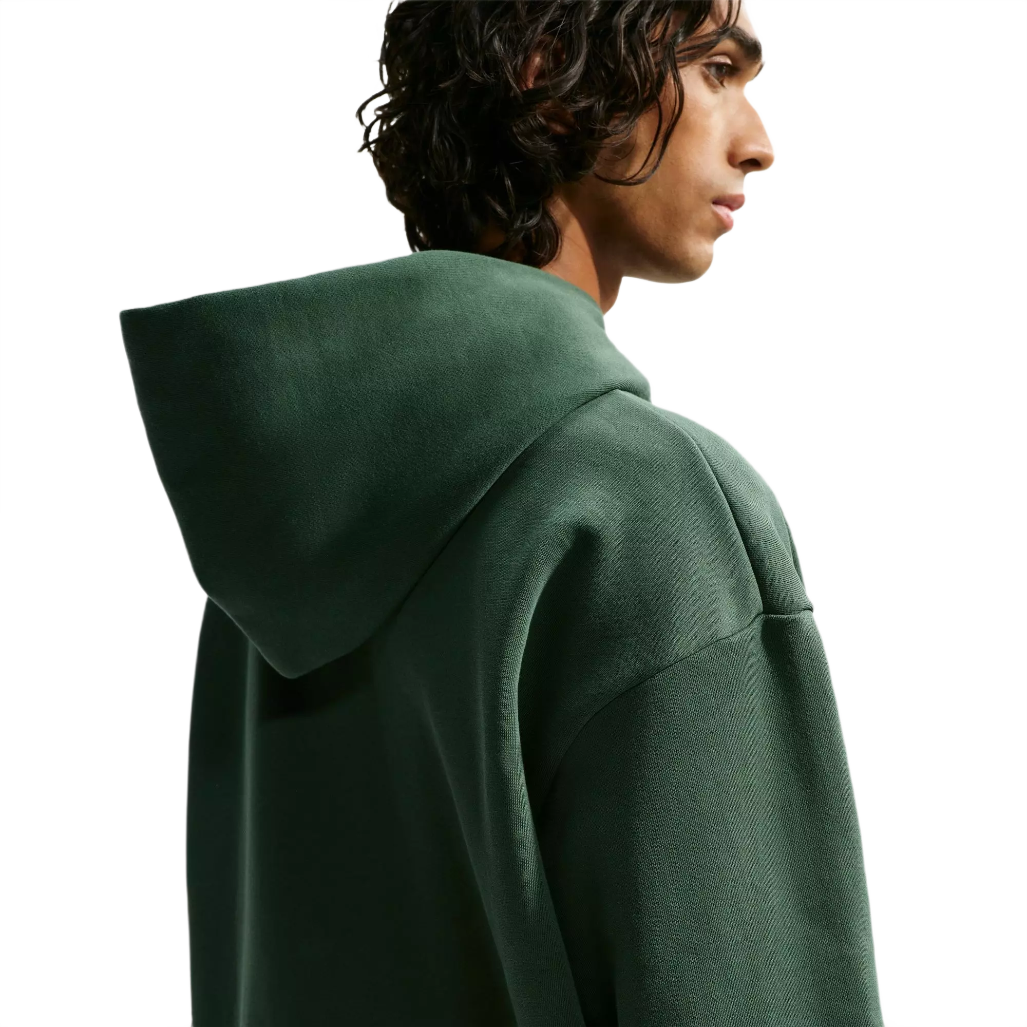 Nike Men's Solo Fleece Pullover Hoodie - Green - GREEN