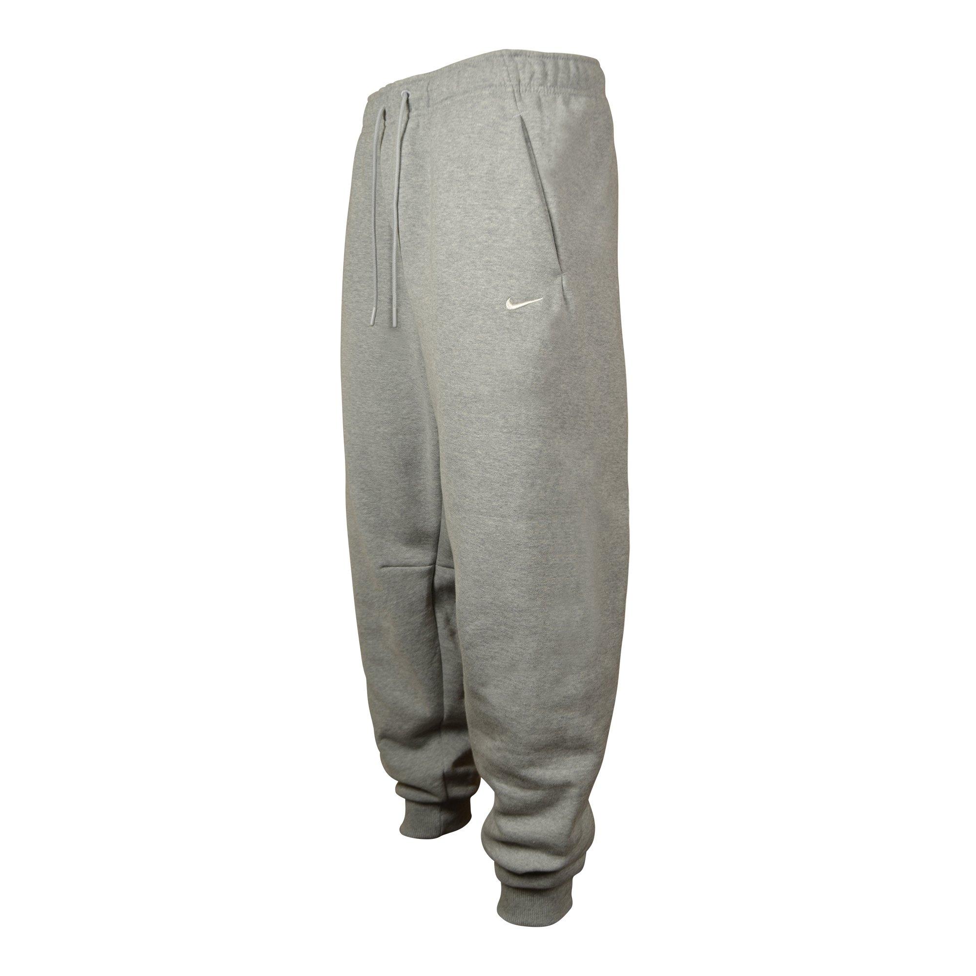 Nike Men's Solo Fleece Joggers - Grey - GREY Thumbnail View 3
