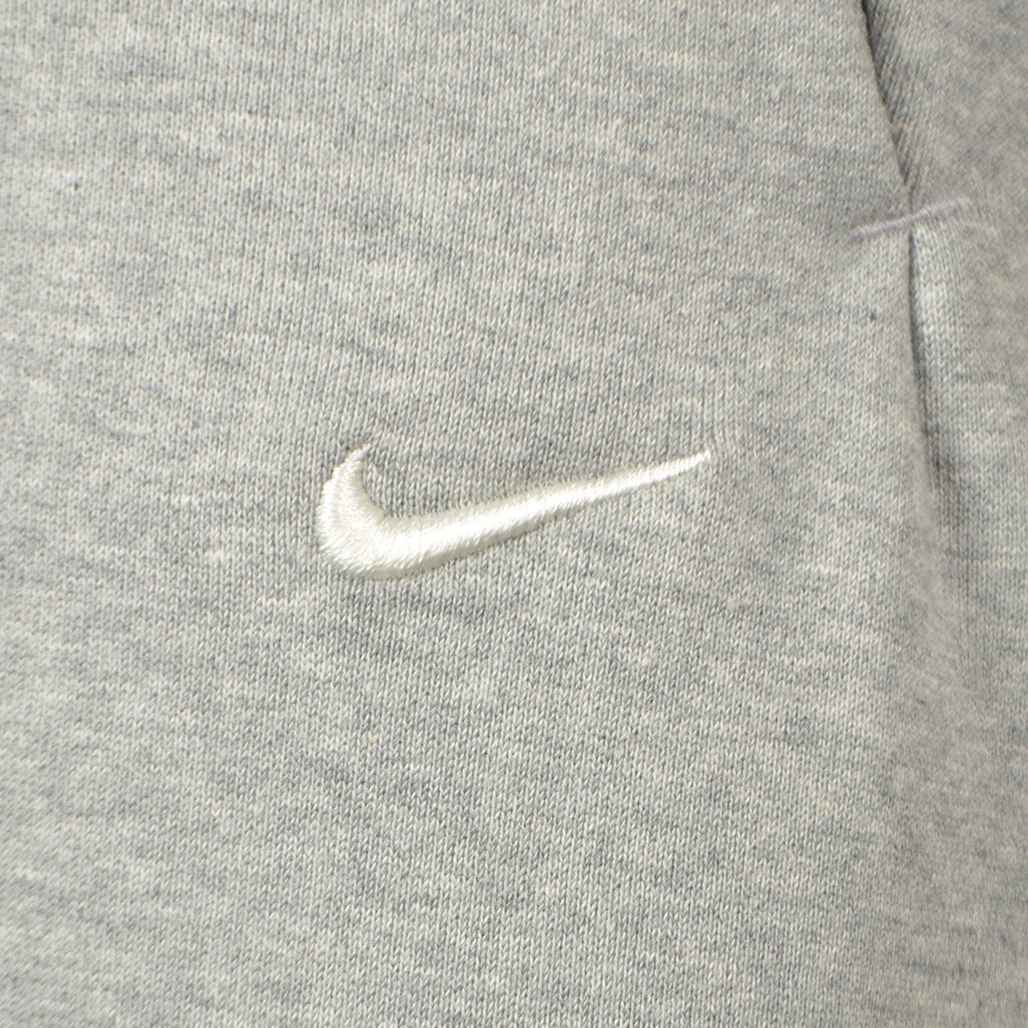 Nike Men's Solo Fleece Joggers - Grey - GREY Thumbnail View 4