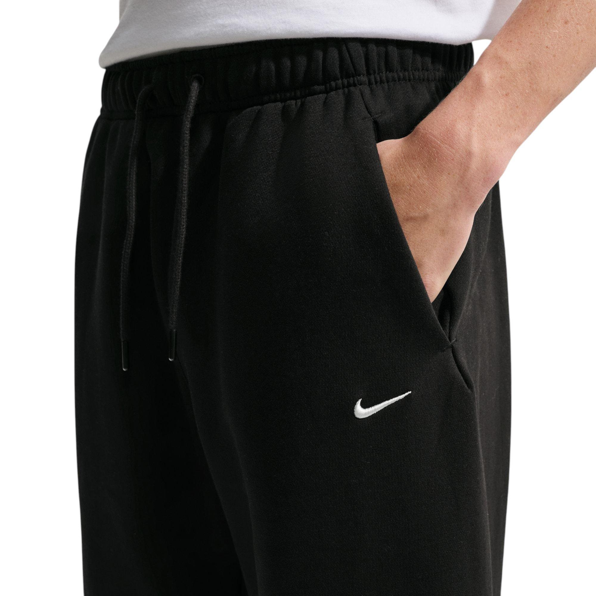 Nike Men's Solo Fleece Bungee Pants - Black - BLACK