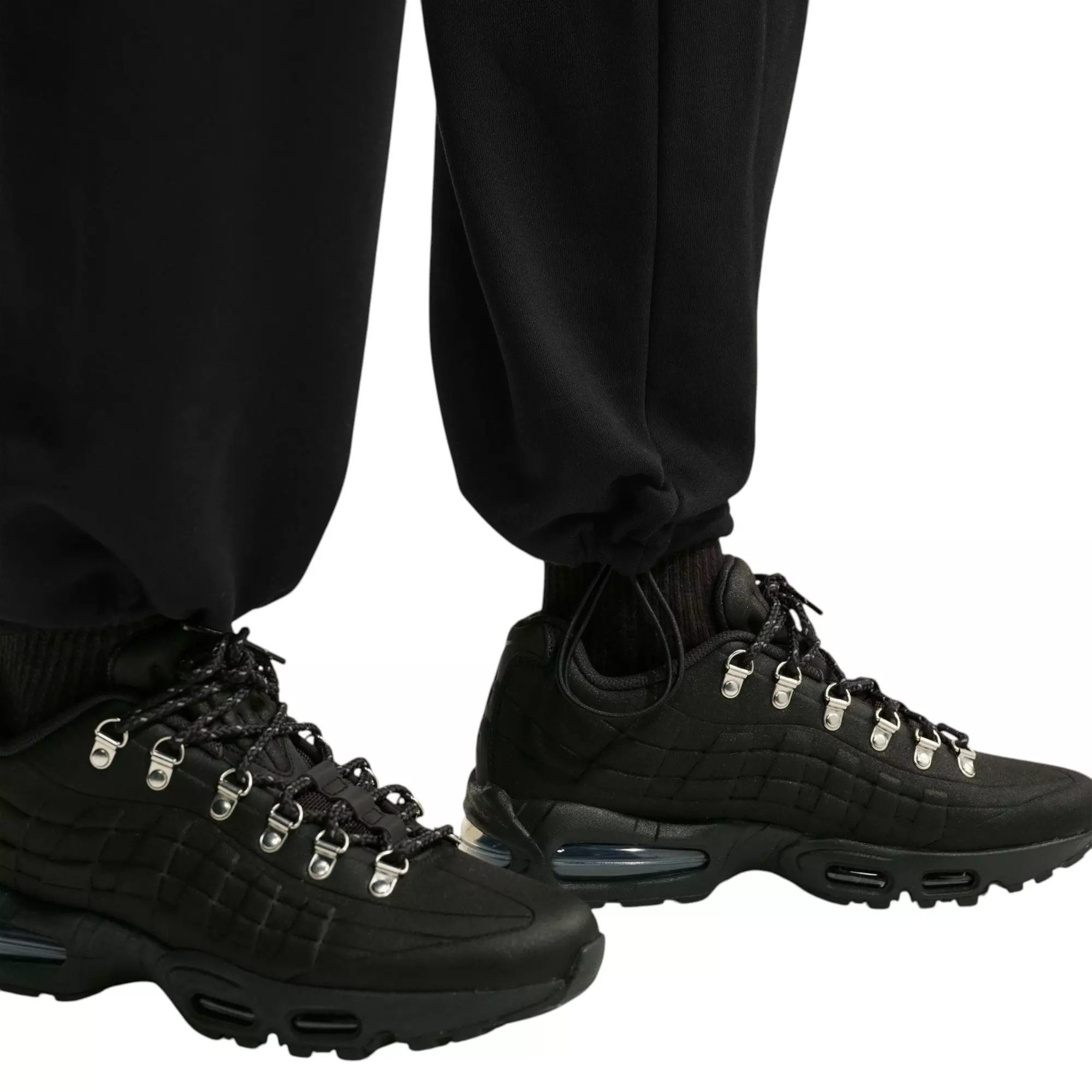 Nike Men's Solo Fleece Bungee Pants - Black - BLACK
