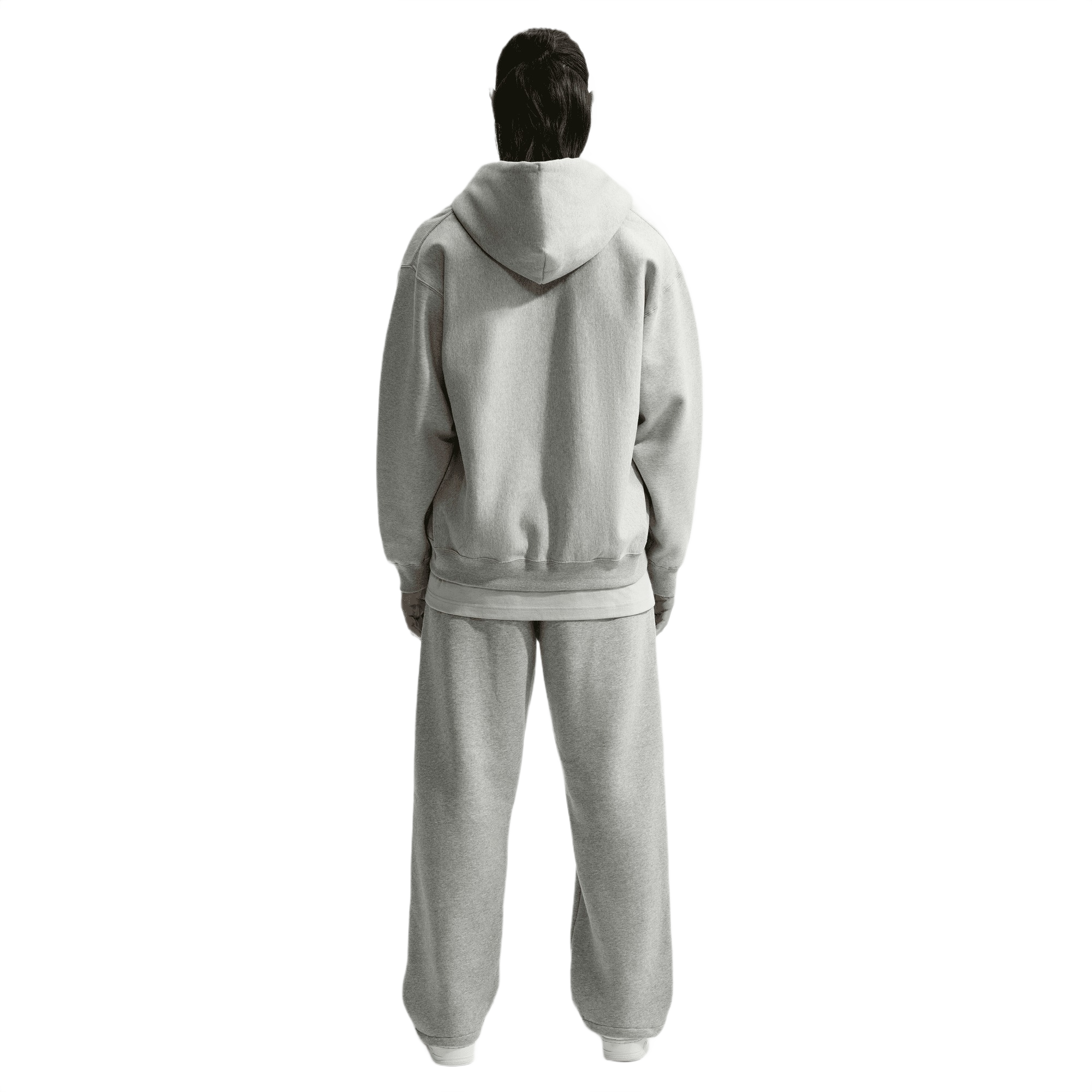 Nike Men's Solo Swoosh Bungee Pants - GREY Thumbnail View 2