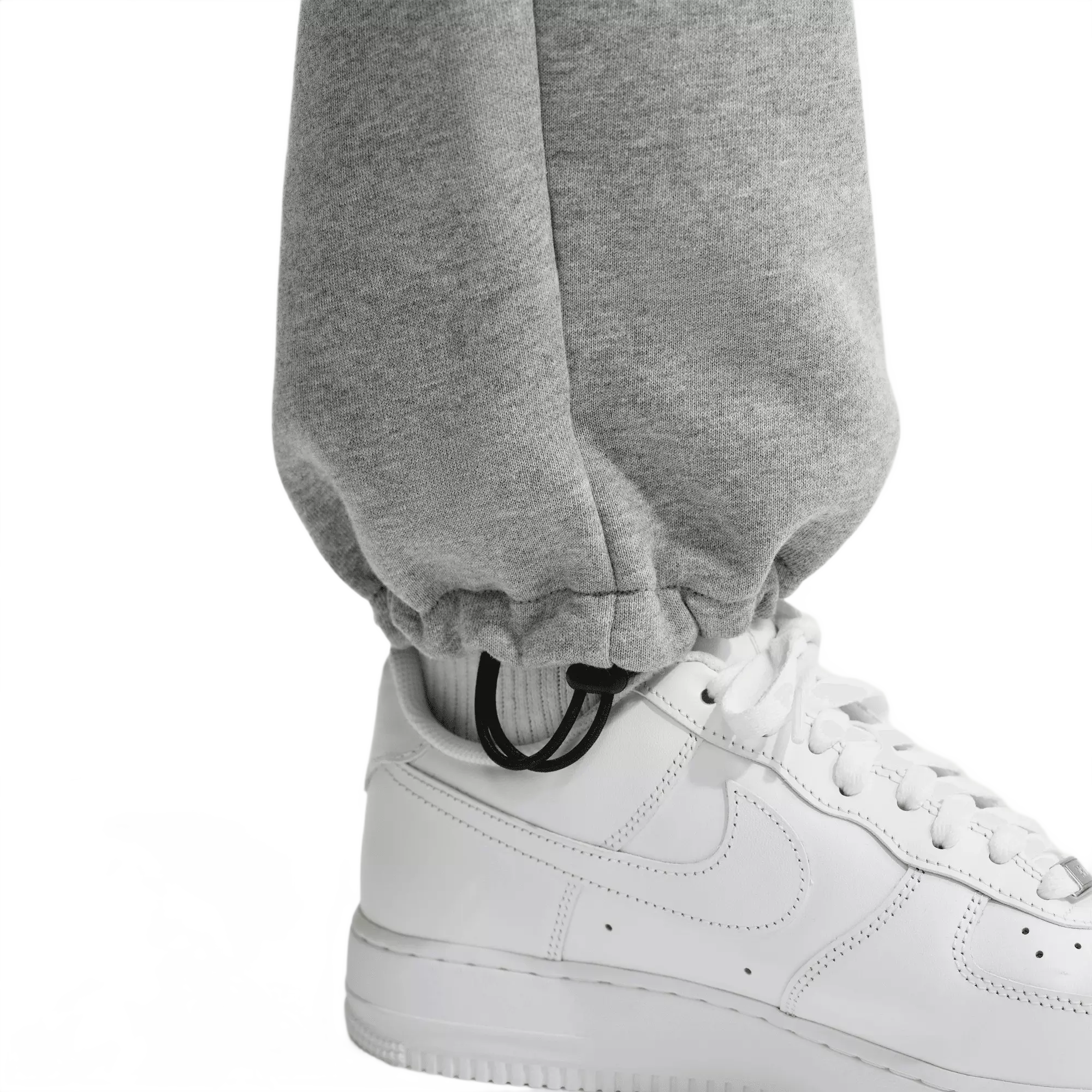 Nike Men's Solo Swoosh Bungee Pants - GREY
