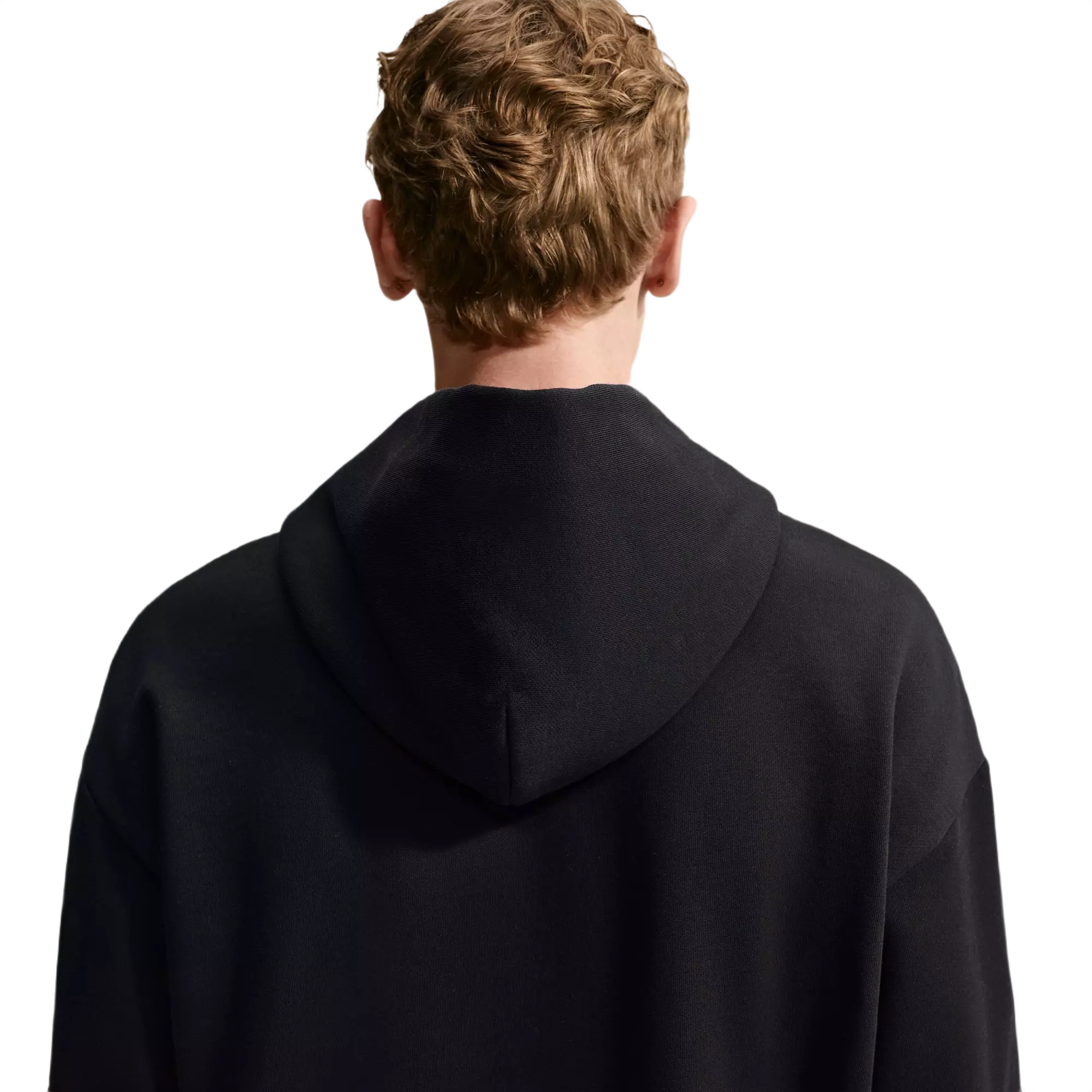 Nike Men's Solo Fleece Pullover Hoodie - Black - BLACK