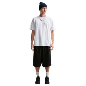 Nike Men's Sportswear Solo Swoosh Tee - White/Black - WHITE/BLACK