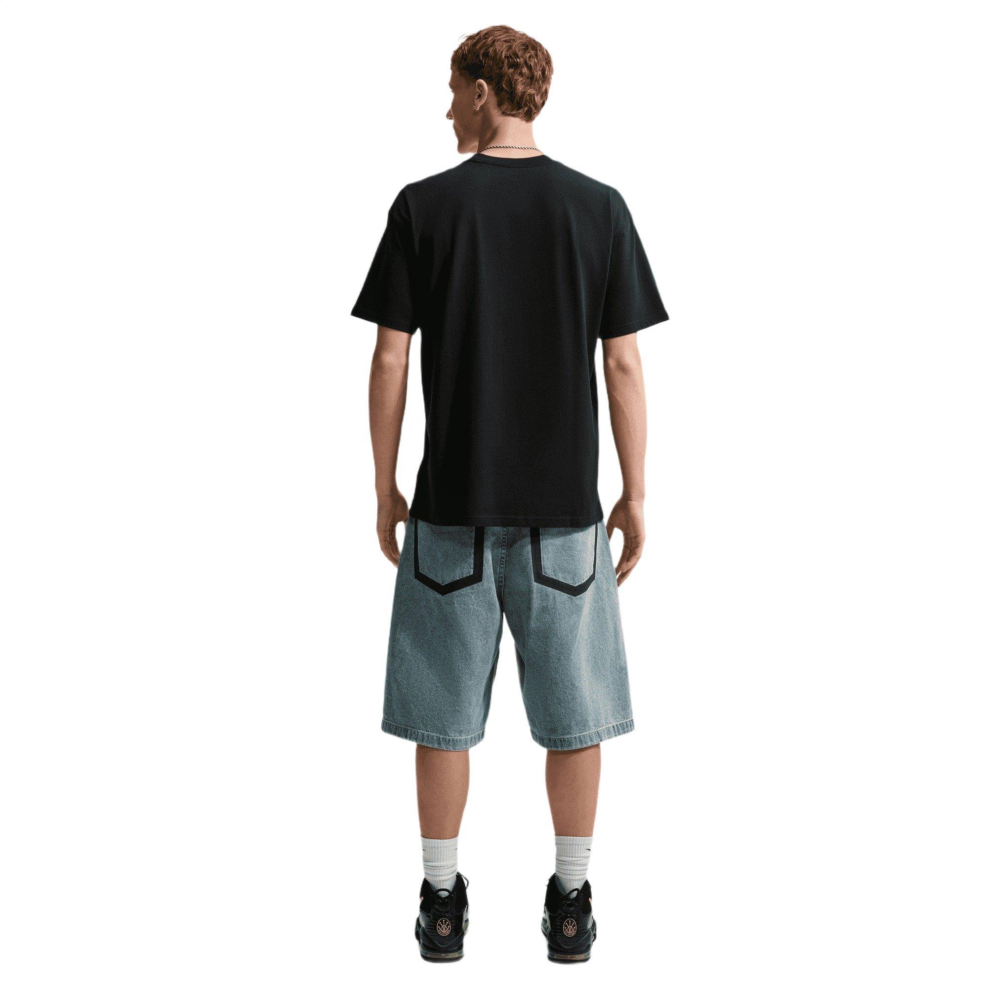 Nike Men's Sportswear Solo Swoosh Tee - BLACK/WHITE
