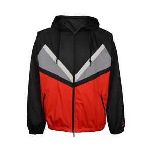 M NIKE WINDRUNNER REMIX JACKET-BLACK/RED - BLACK/RED