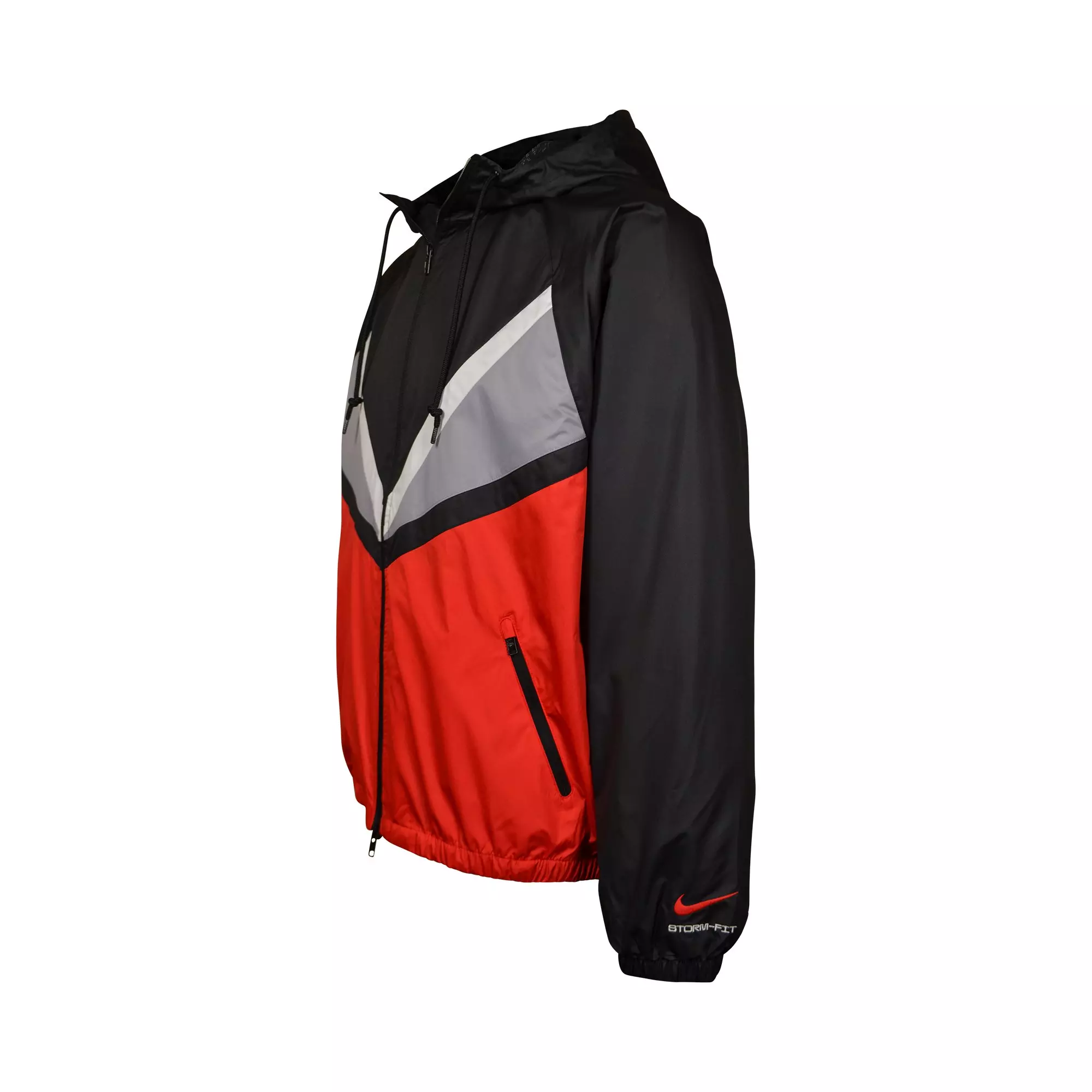 Nike Men's Windrunner Remix Jacket - Black/Red - BLACK/RED