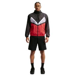 M NIKE WINDRUNNER REMIX JACKET-BLACK/RED - BLACK/RED