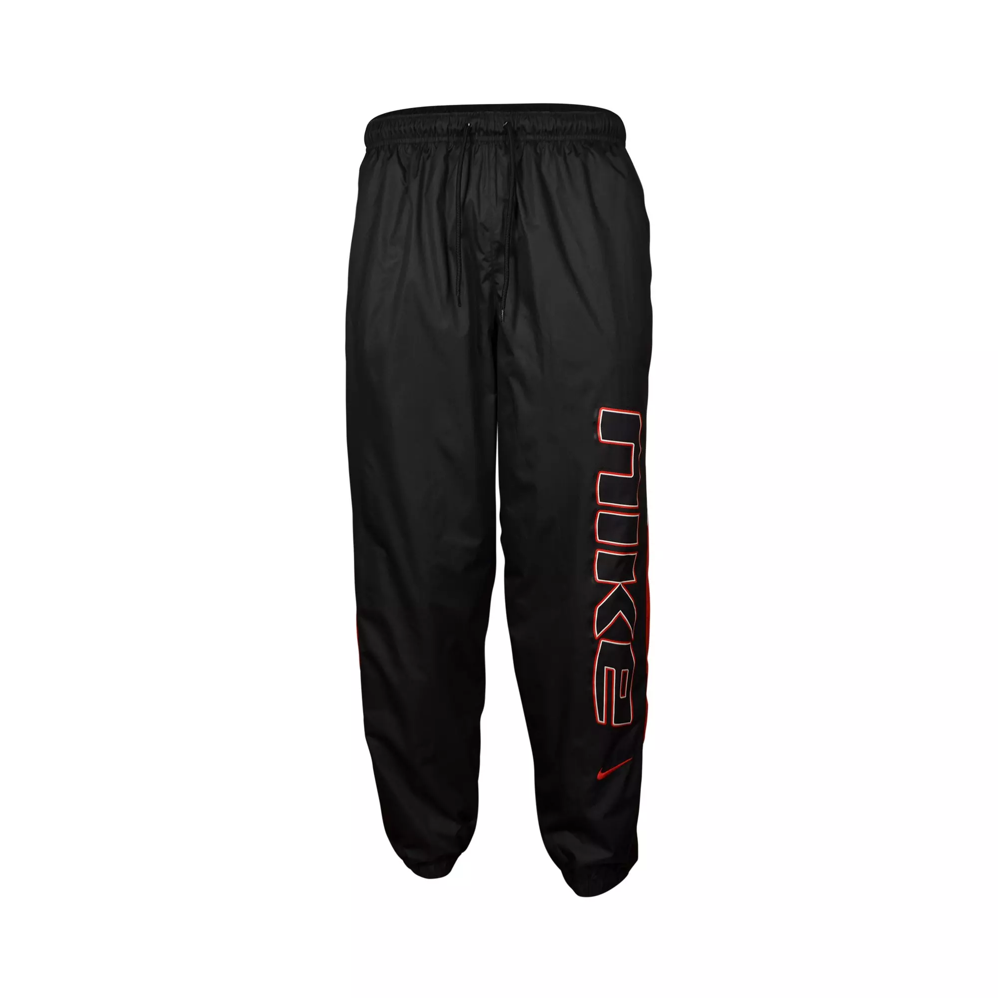 Nike Men's Windrunner Remix Pants - Black/Red - BLACK/RED