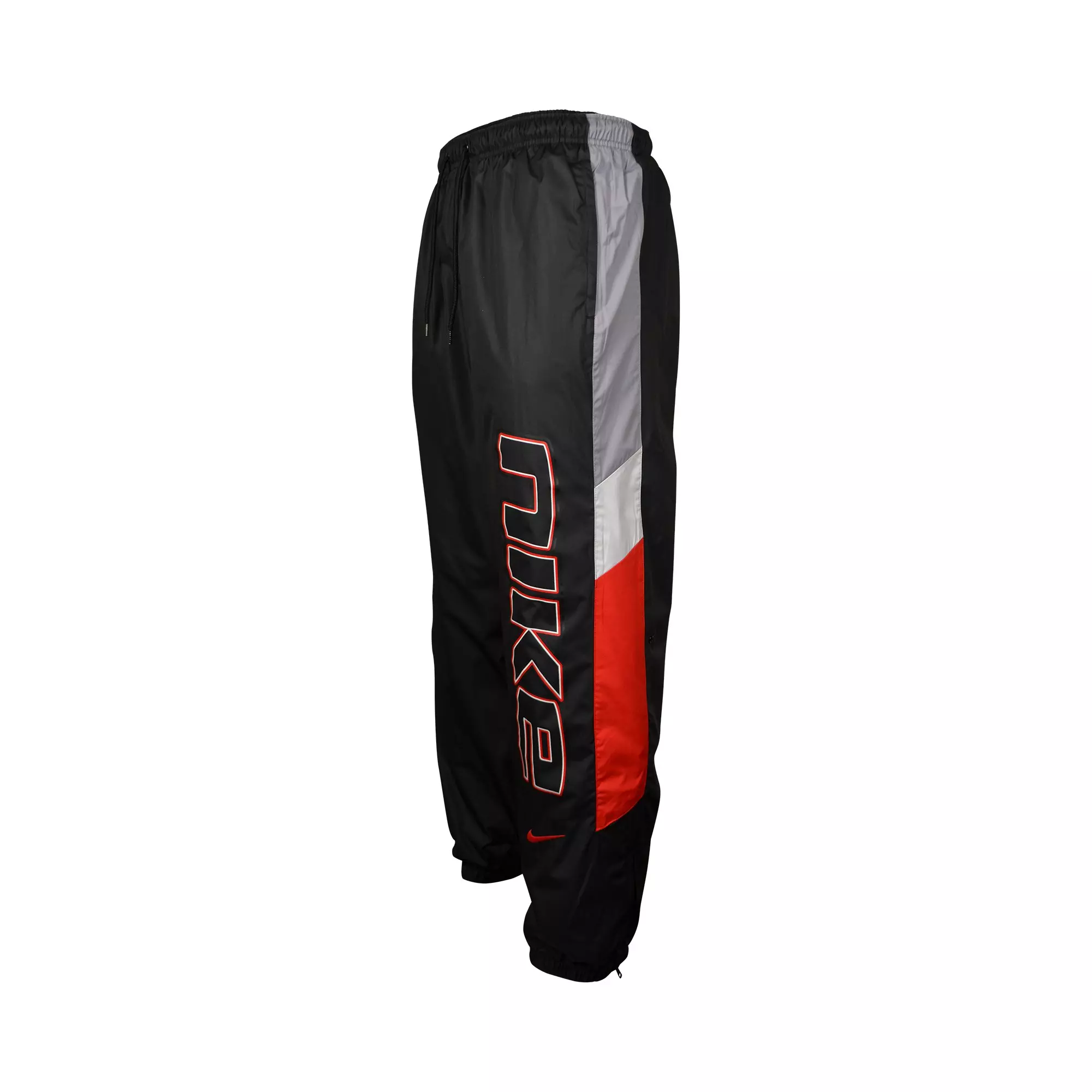 Nike Men's Windrunner Remix Pants - Black/Red - BLACK/RED