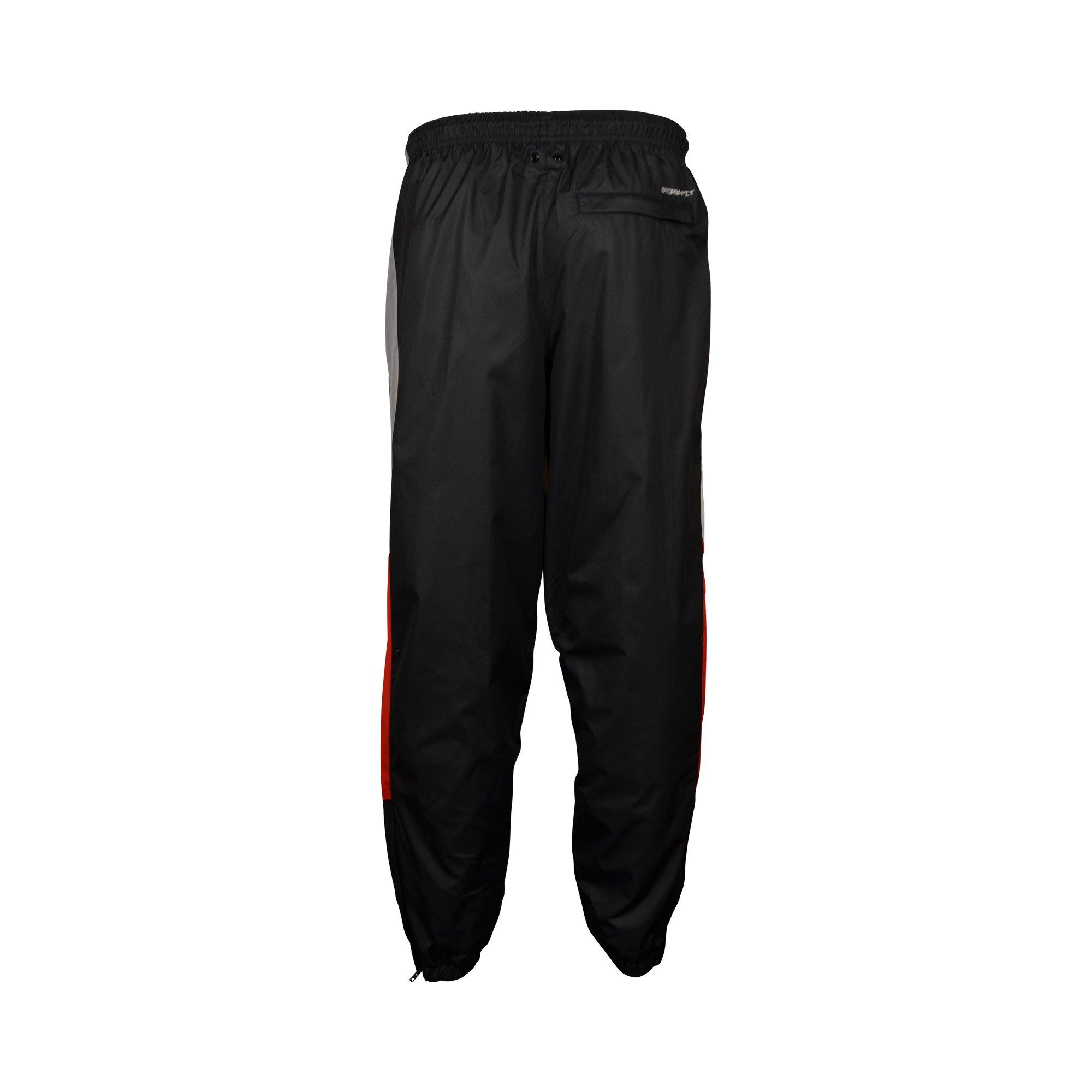 Nike Men's Windrunner Remix Pants - Black/Red - BLACK/RED Thumbnail View 2