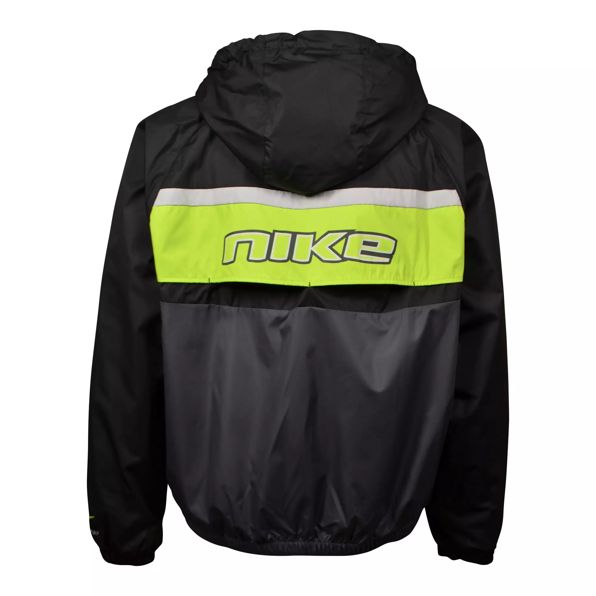 M NIKE WINDRUNNER REMIX JACKET-BLACK/CLAY GREEN/VOLT - BLACK/VOLT