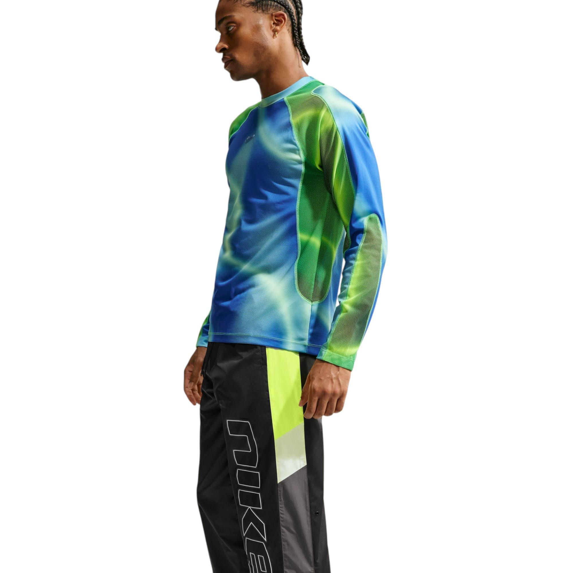 M NIKE WINDRUNNER REMIX PANT-BLACK/CLAY GREEN/VOLT - BLACK/VOLT