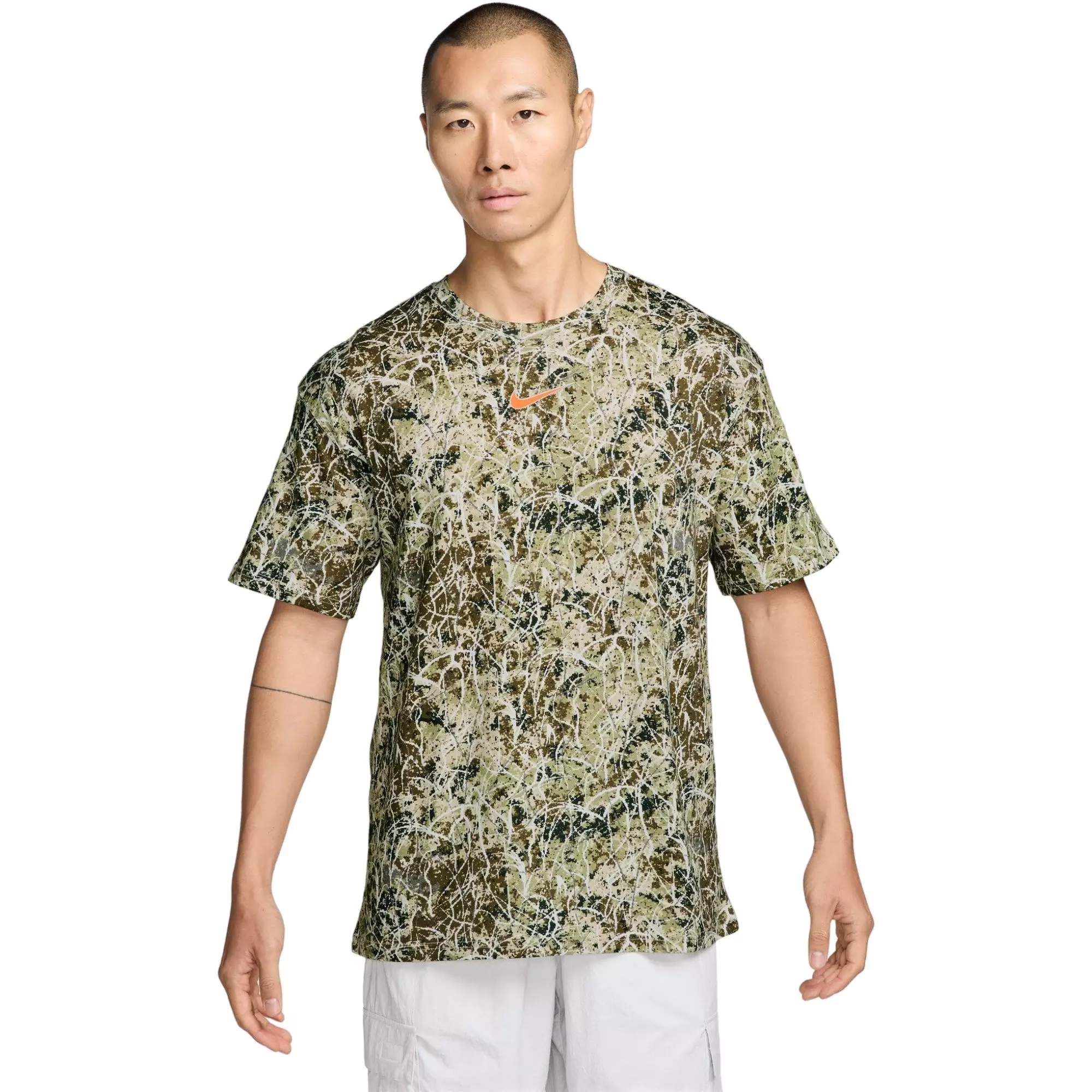 Nike Men's Sportswear Classic Casual Tee - CAMOUFLAGE