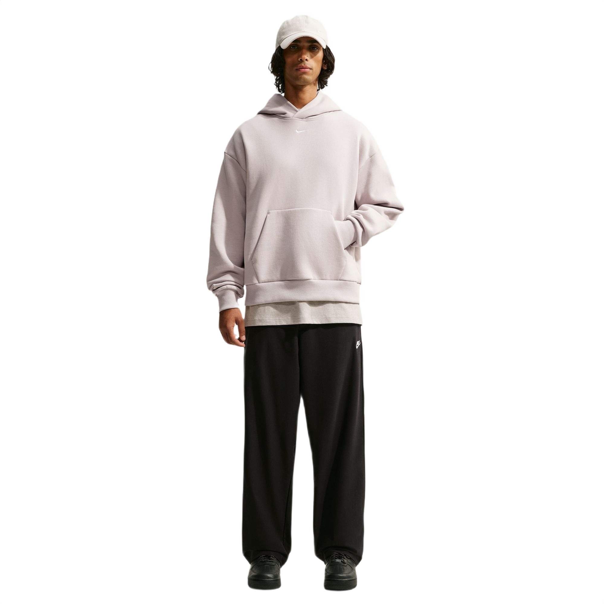 Nike Men's Solo Fleece Pullover Hoodie - Cream - CREAM