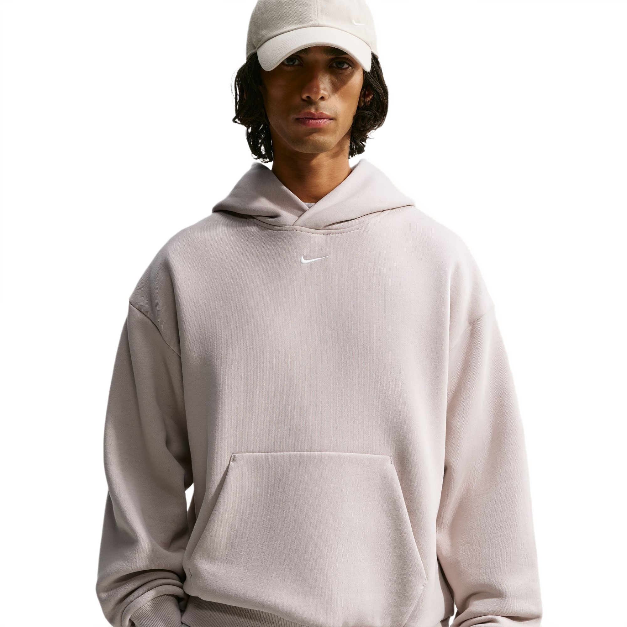 Nike Men's Solo Fleece Pullover Hoodie - Cream - CREAM