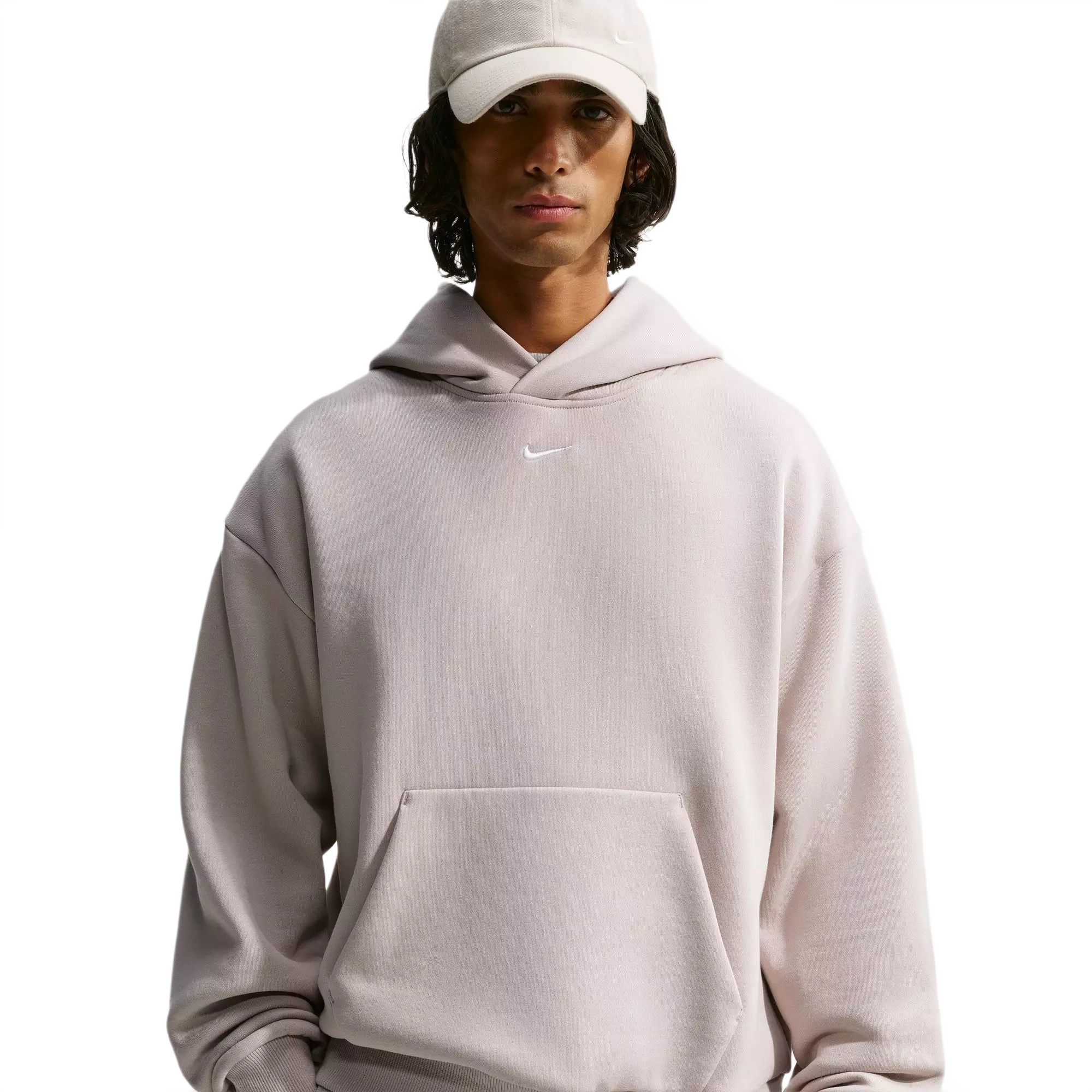 Nike Men's Solo Fleece Pullover Hoodie - Cream - CREAM