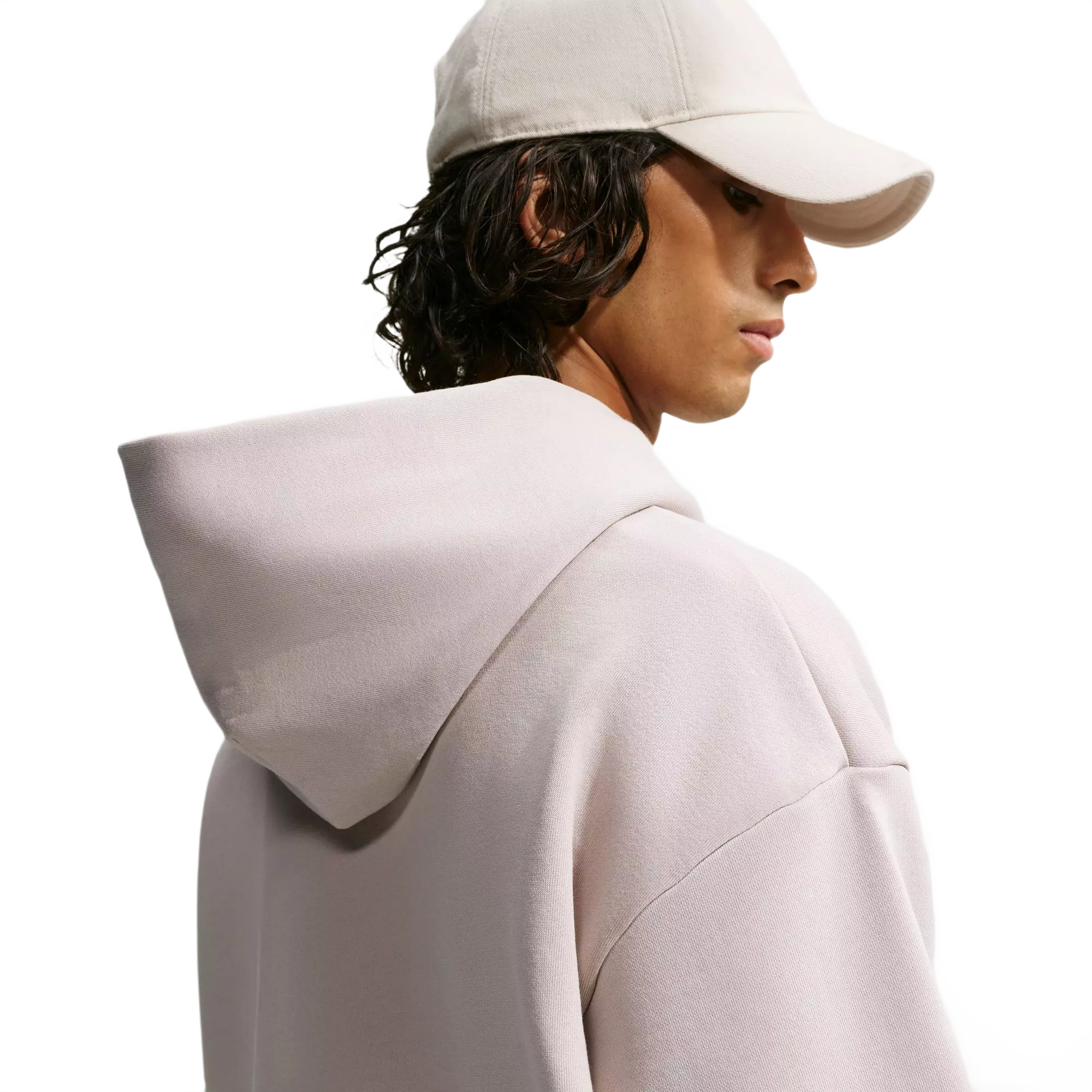 Nike Men's Solo Fleece Pullover Hoodie - Cream - CREAM