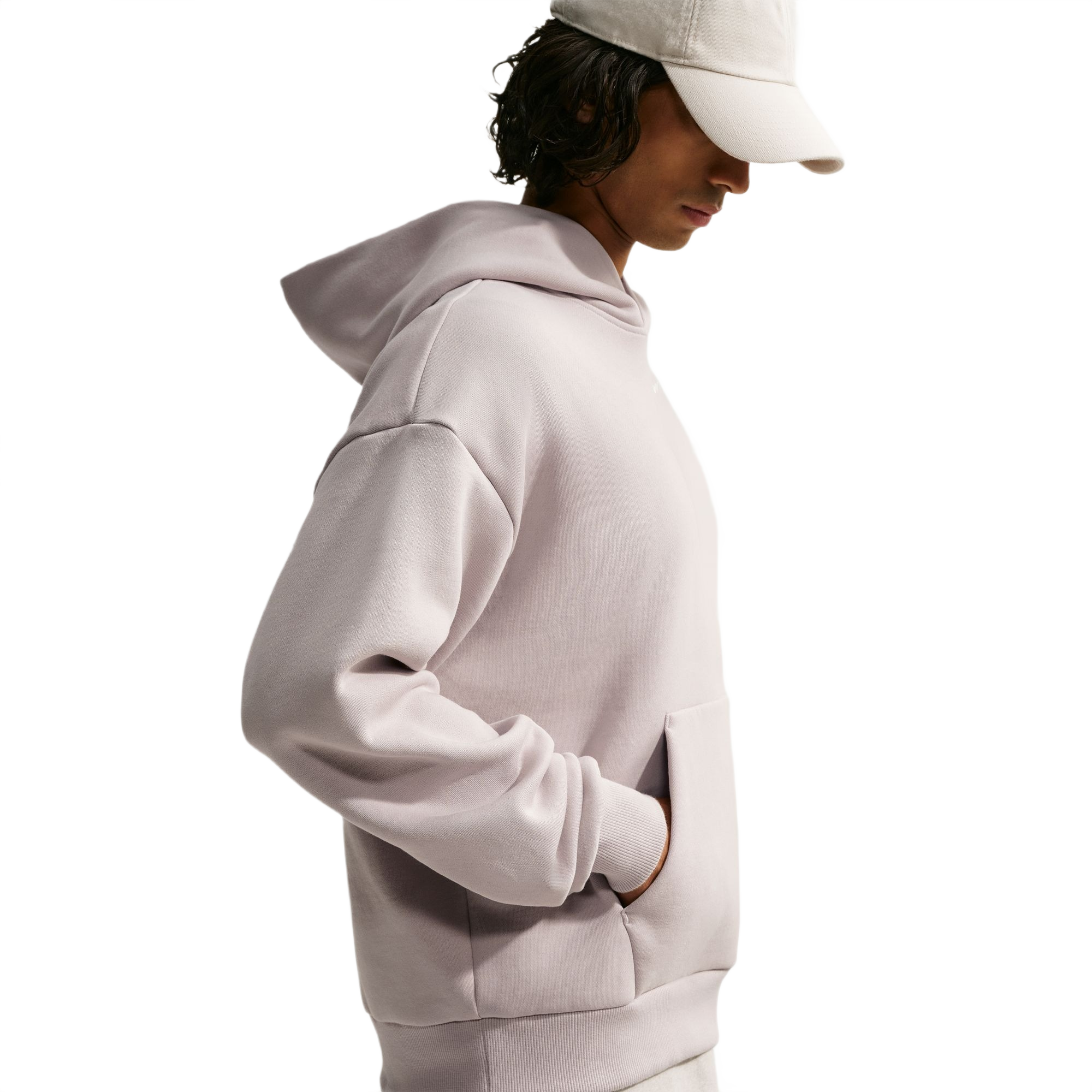 Nike Men's Solo Fleece Pullover Hoodie - Cream - CREAM