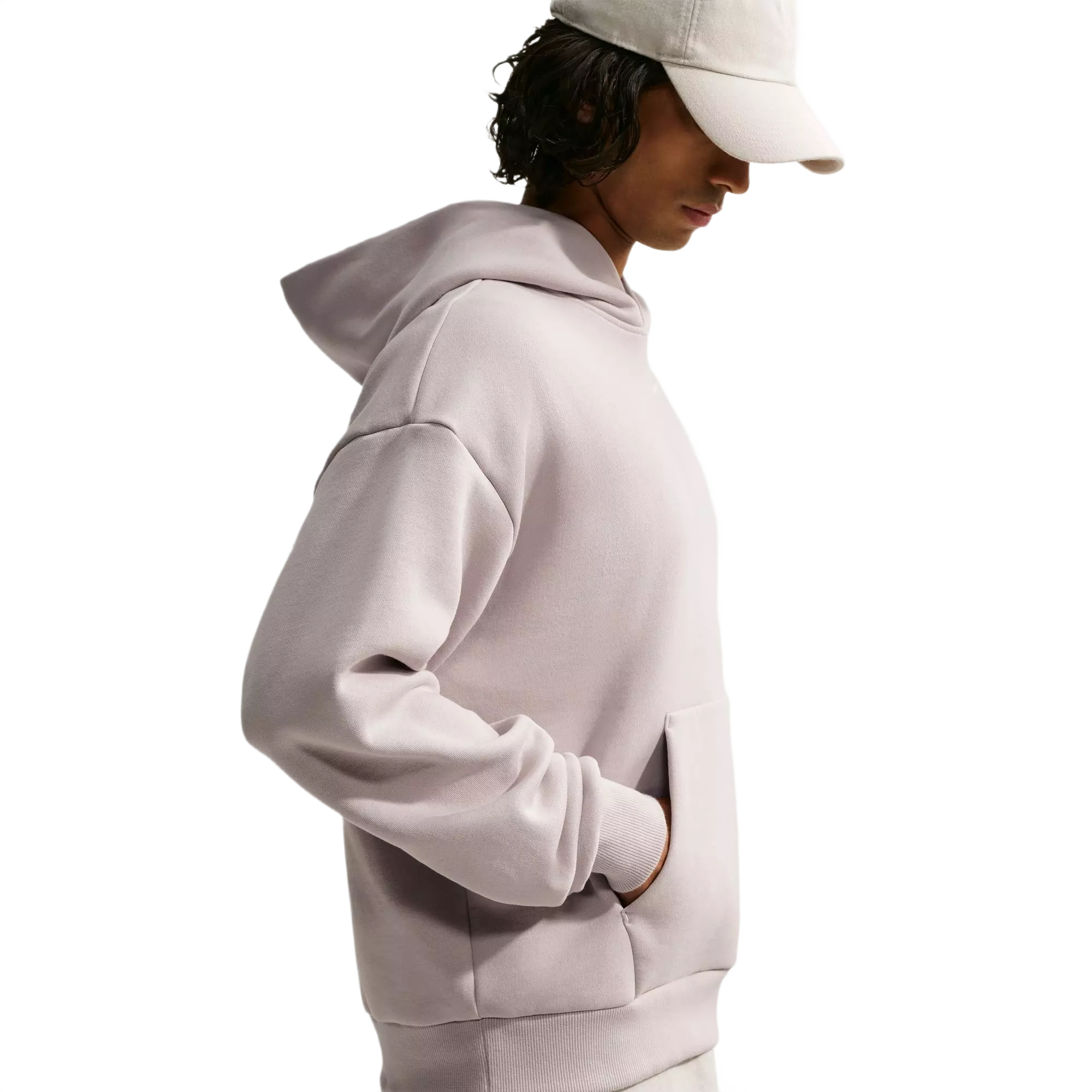 Nike Men's Solo Fleece Pullover Hoodie - Cream - CREAM