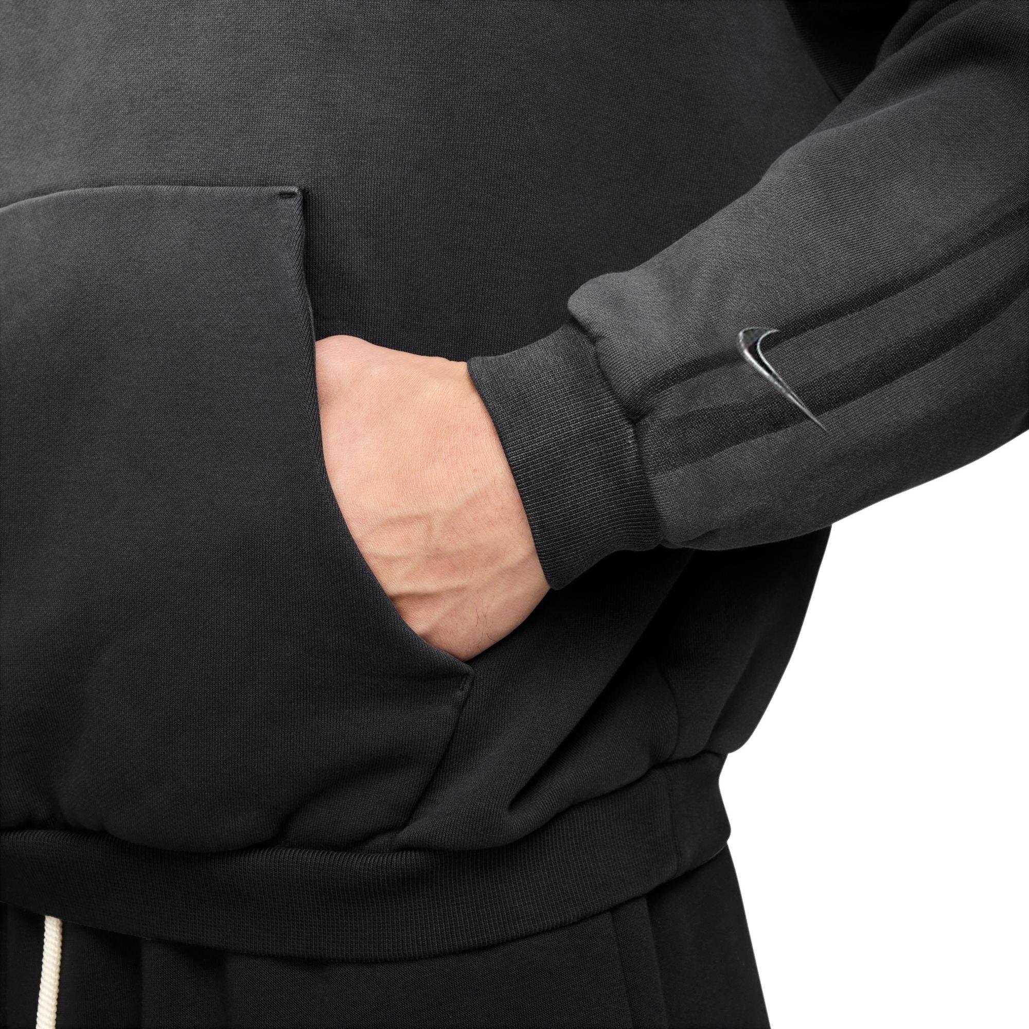 Nike Men's Ja Standard Issue Therma-FIT Fleece Basketball Pullover Hoodie - Black - BLACK