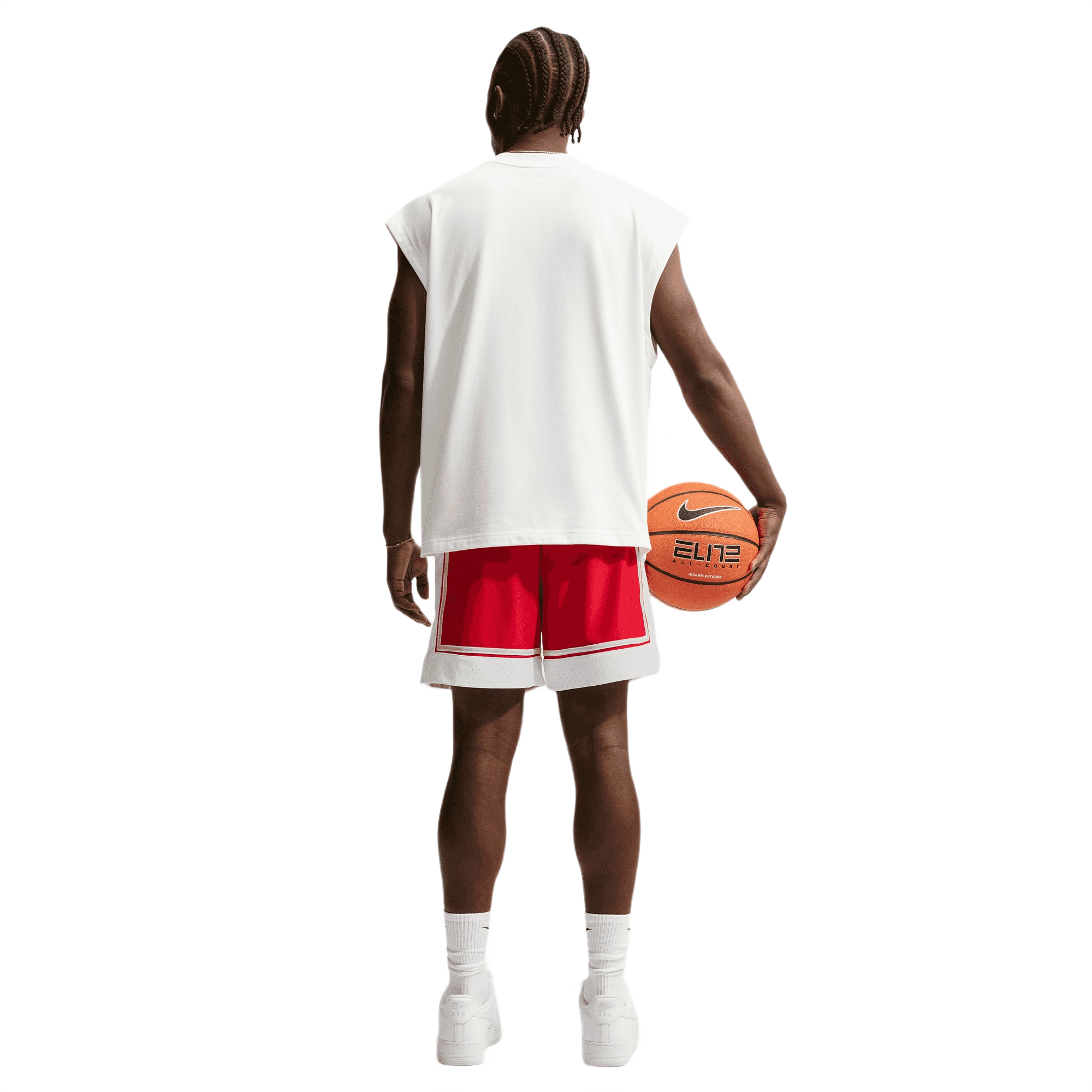 Nike Men's Standard Issue Dri-FIT 6" Basketball Shorts - Red - RED