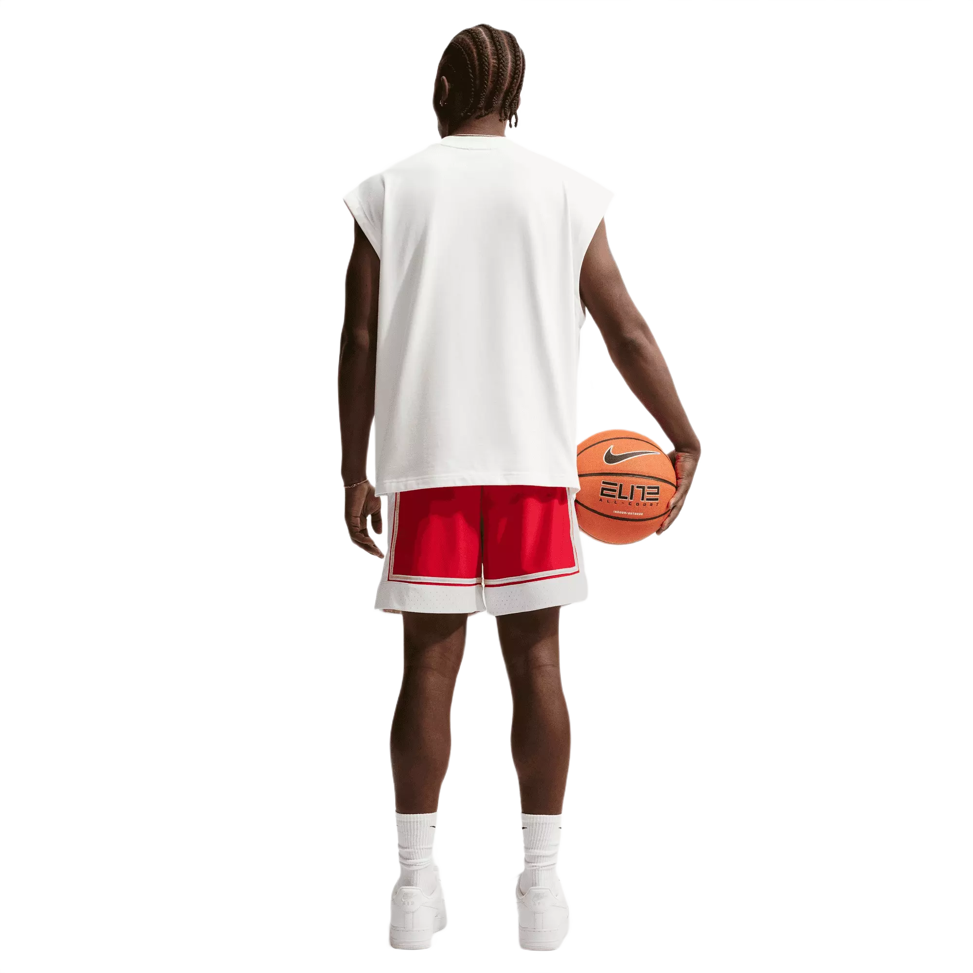 Nike Men's Standard Issue Dri-FIT 6" Basketball Shorts - Red - RED