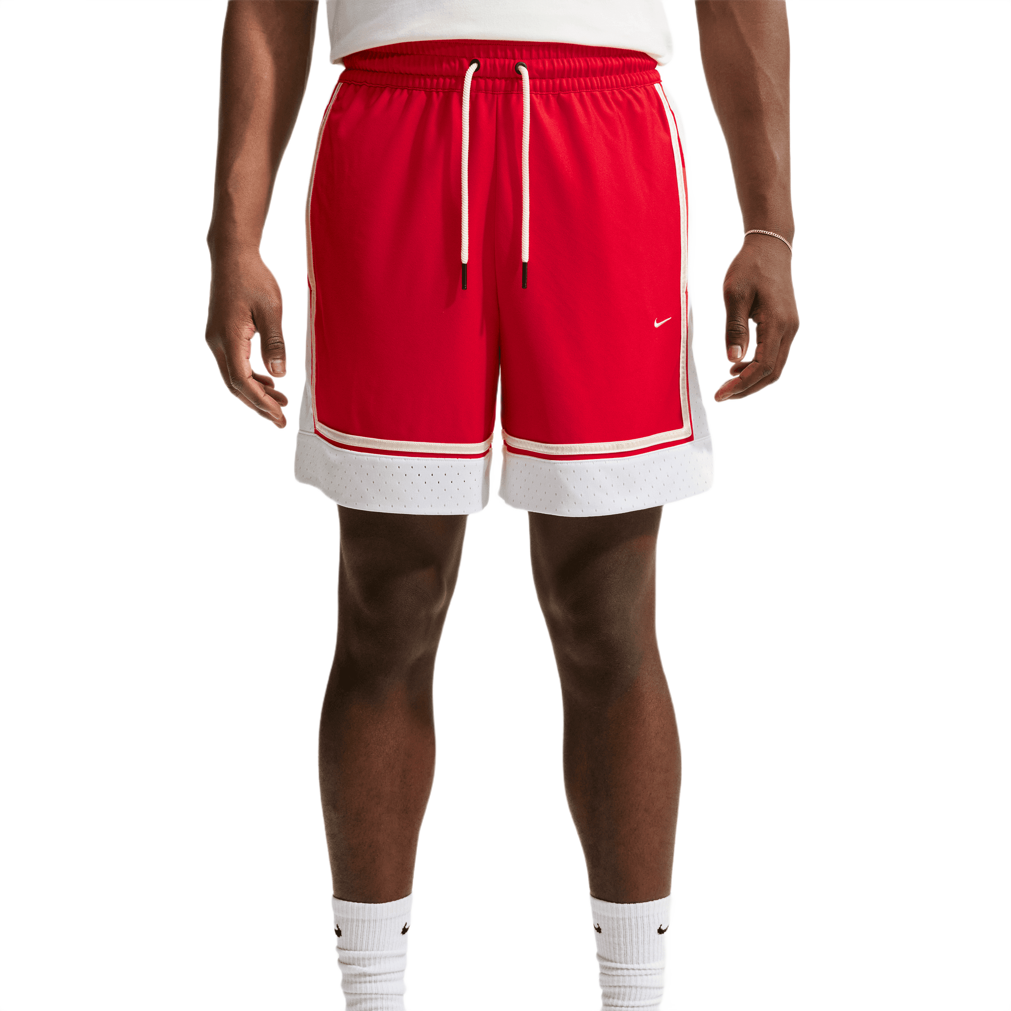 Nike Men's Standard Issue Dri-FIT 6" Basketball Shorts - Red - RED